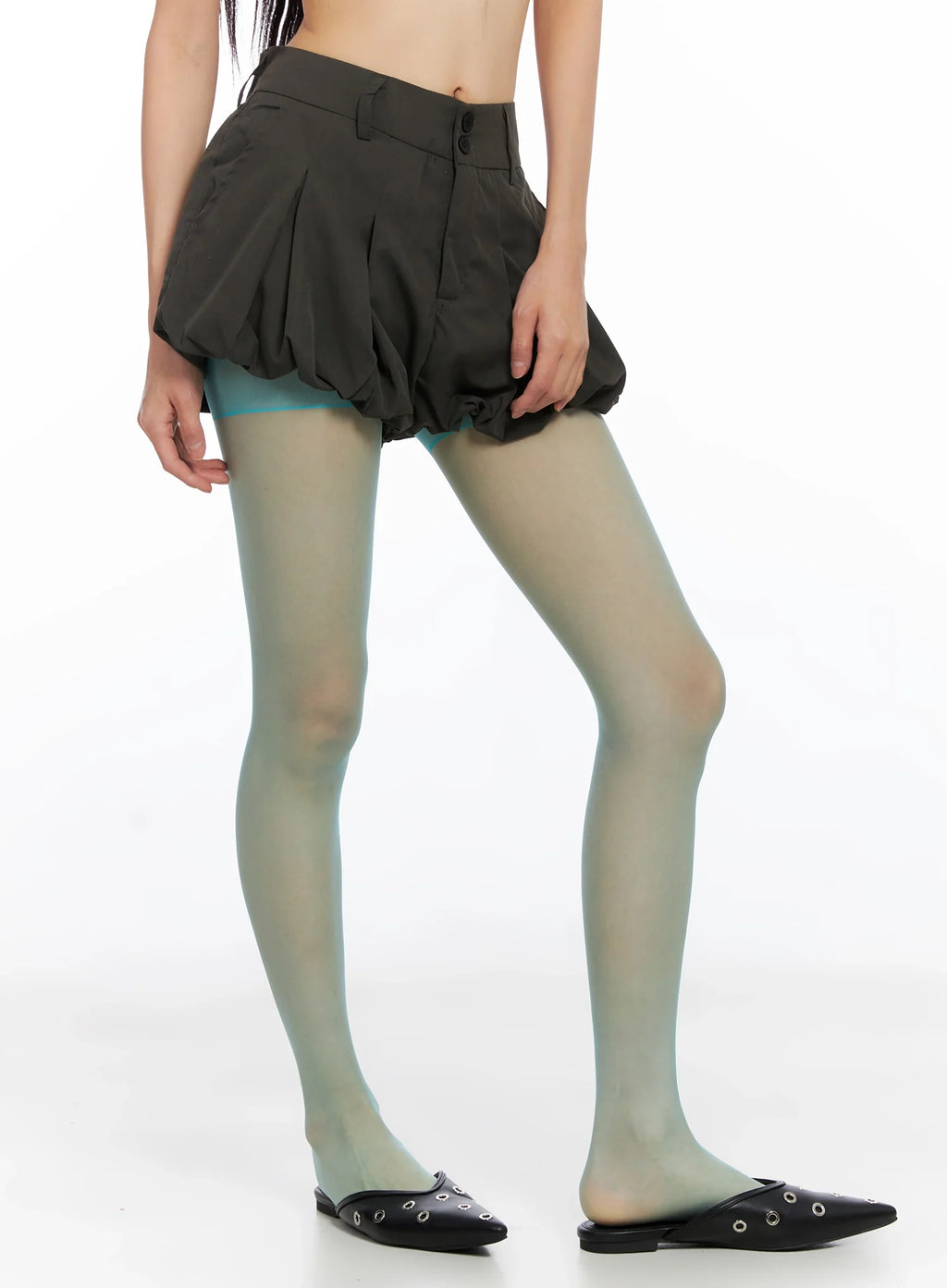 Balloon Pleated Skirt Shorts CO516