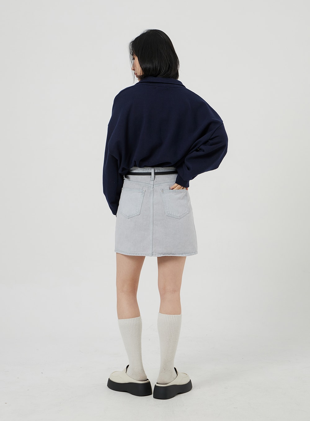 Oversized Half Zip-Up OF316