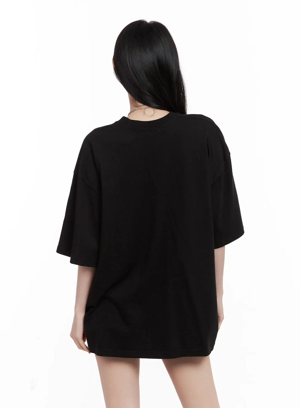 Distressed Camo Oversized Tee CU530