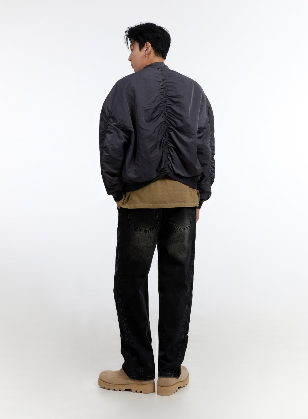 Men's Button Zip Up Jacket IO428