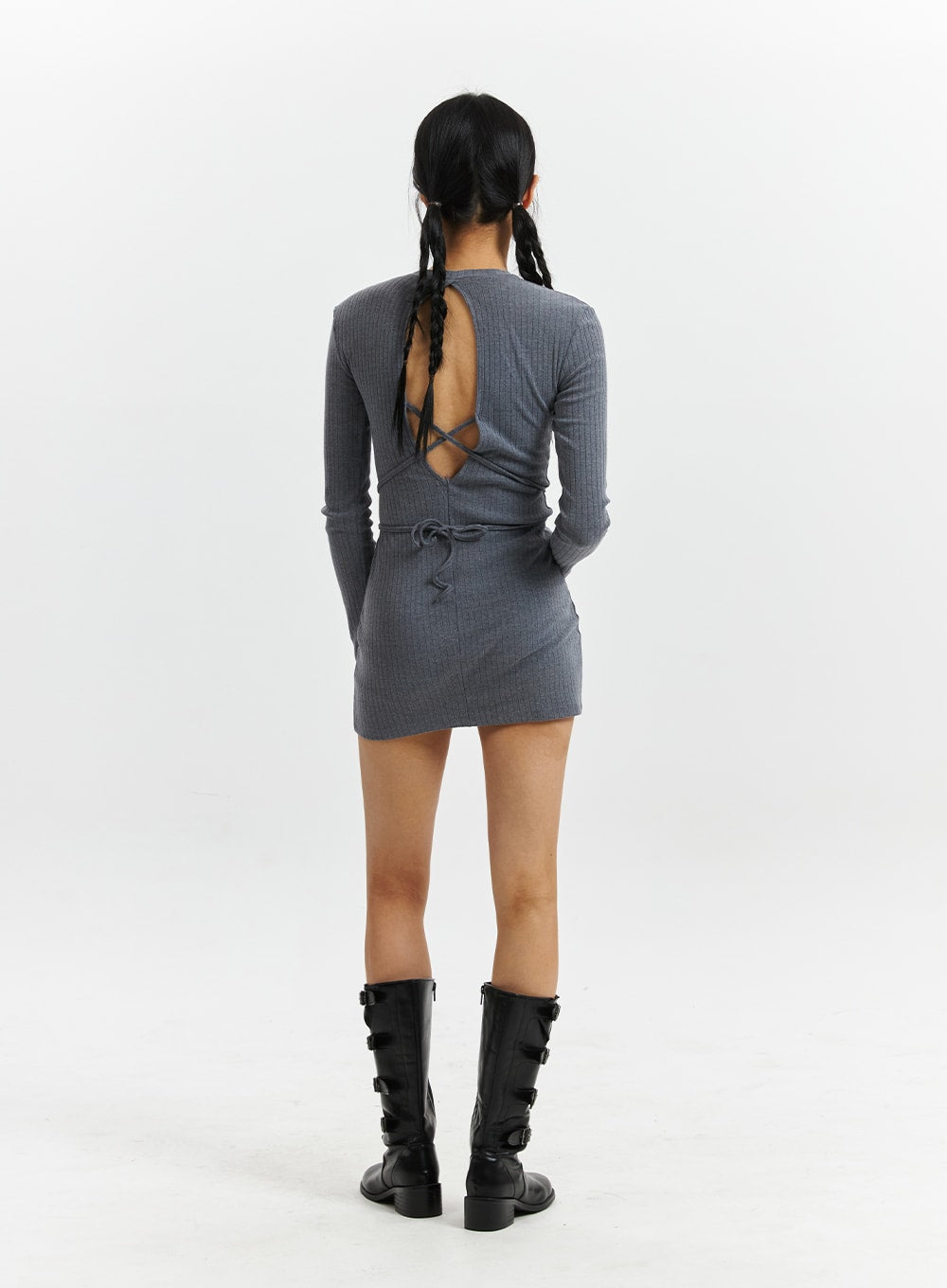 Open Back Mini Dress CD321