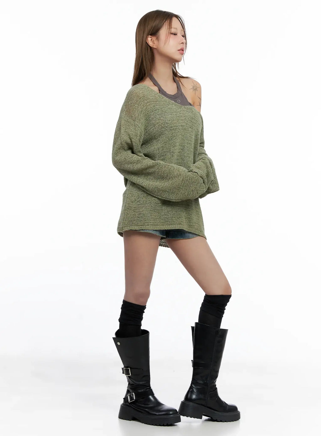 Loose-Fit String Summer Knit CL511