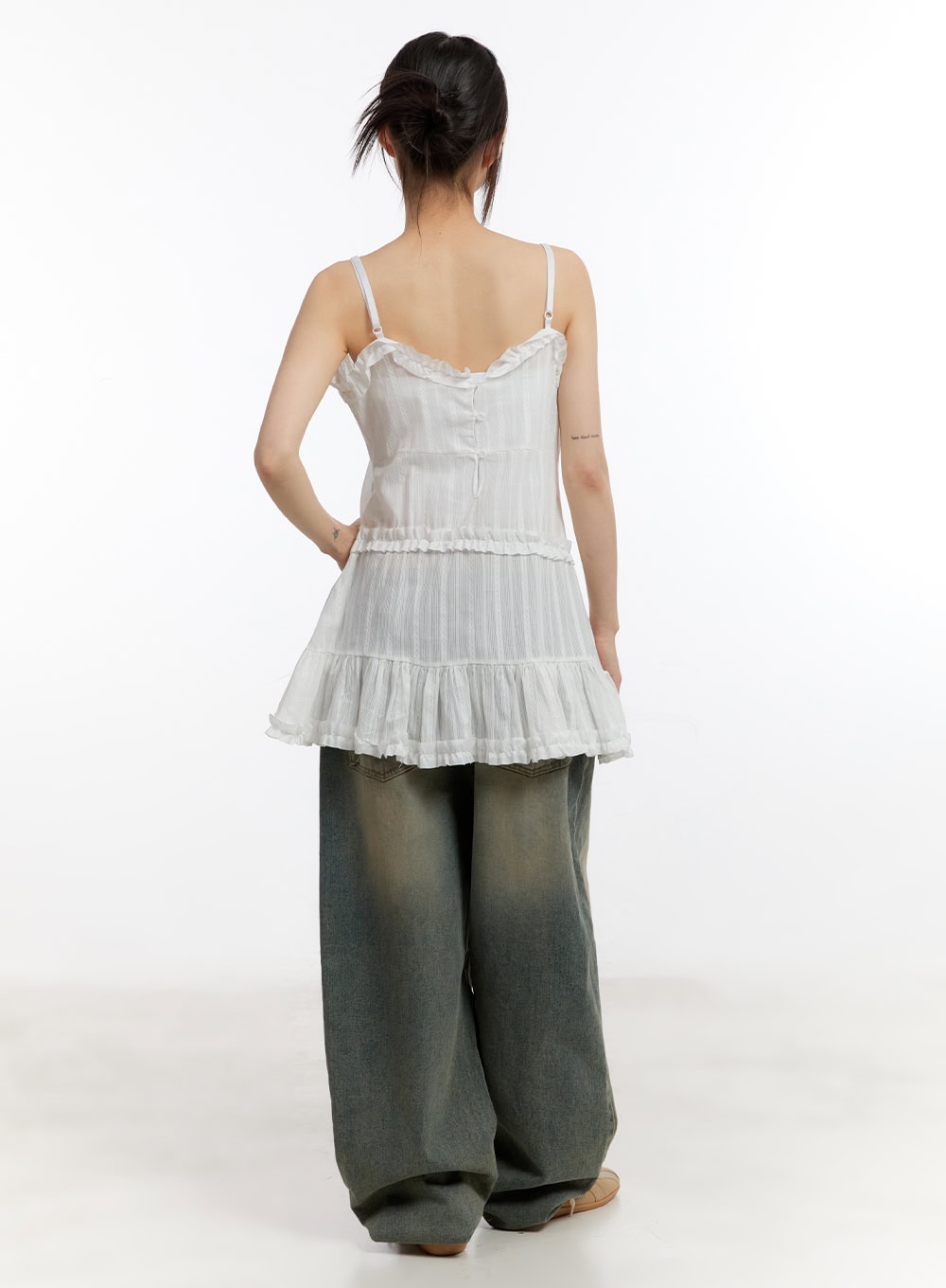 Angel Frill Lace Cami Mini Dress CA508