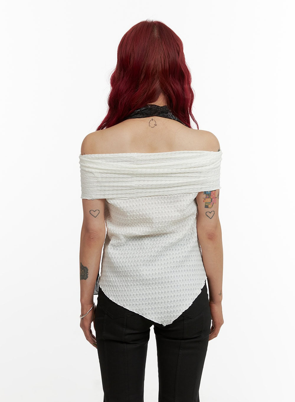 Lace Harmony Off Shoulder Top CY430