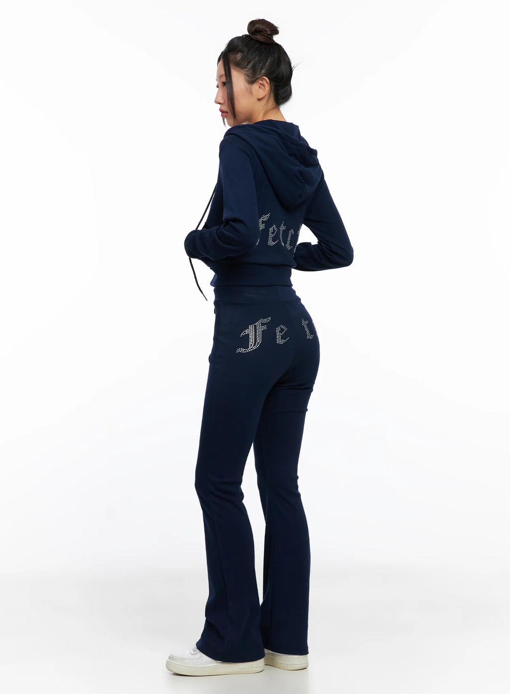 Slim Fit Cropped Zip-Up Hoodie CO515