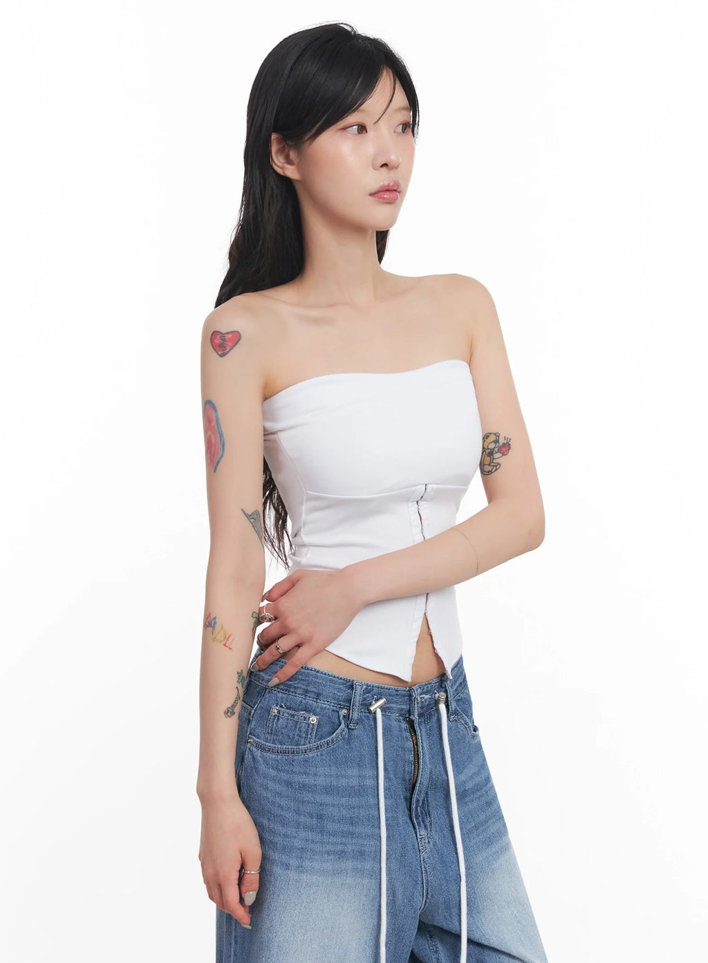 Cotton Corset Tube Top  IC503