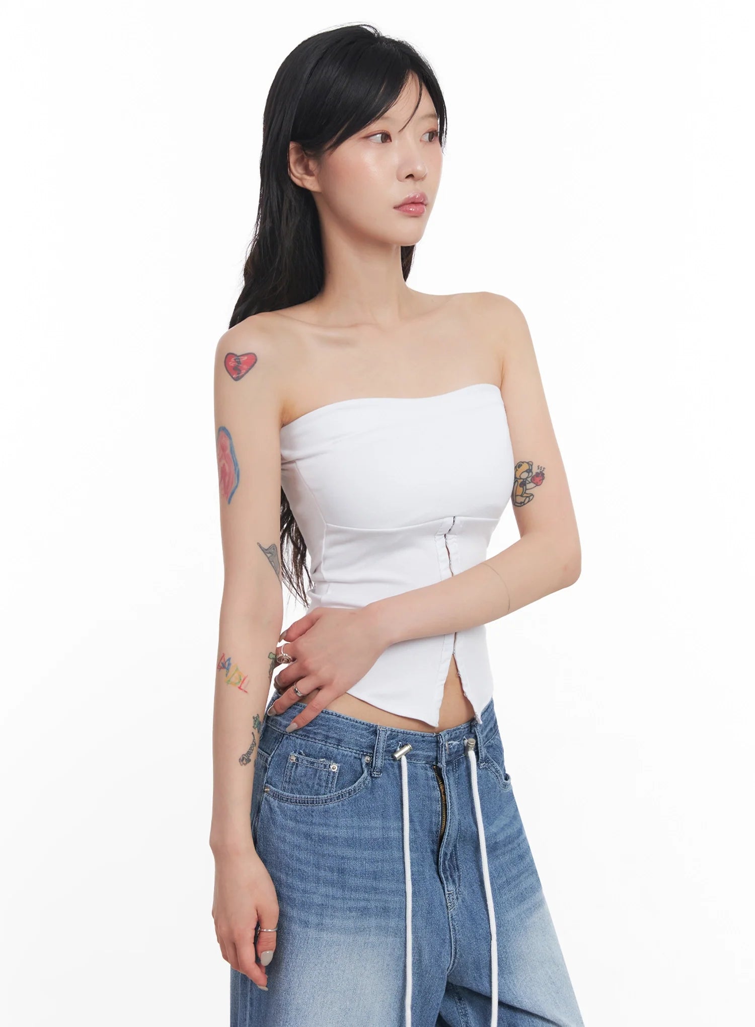 Cotton Corset Tube Top  IC503