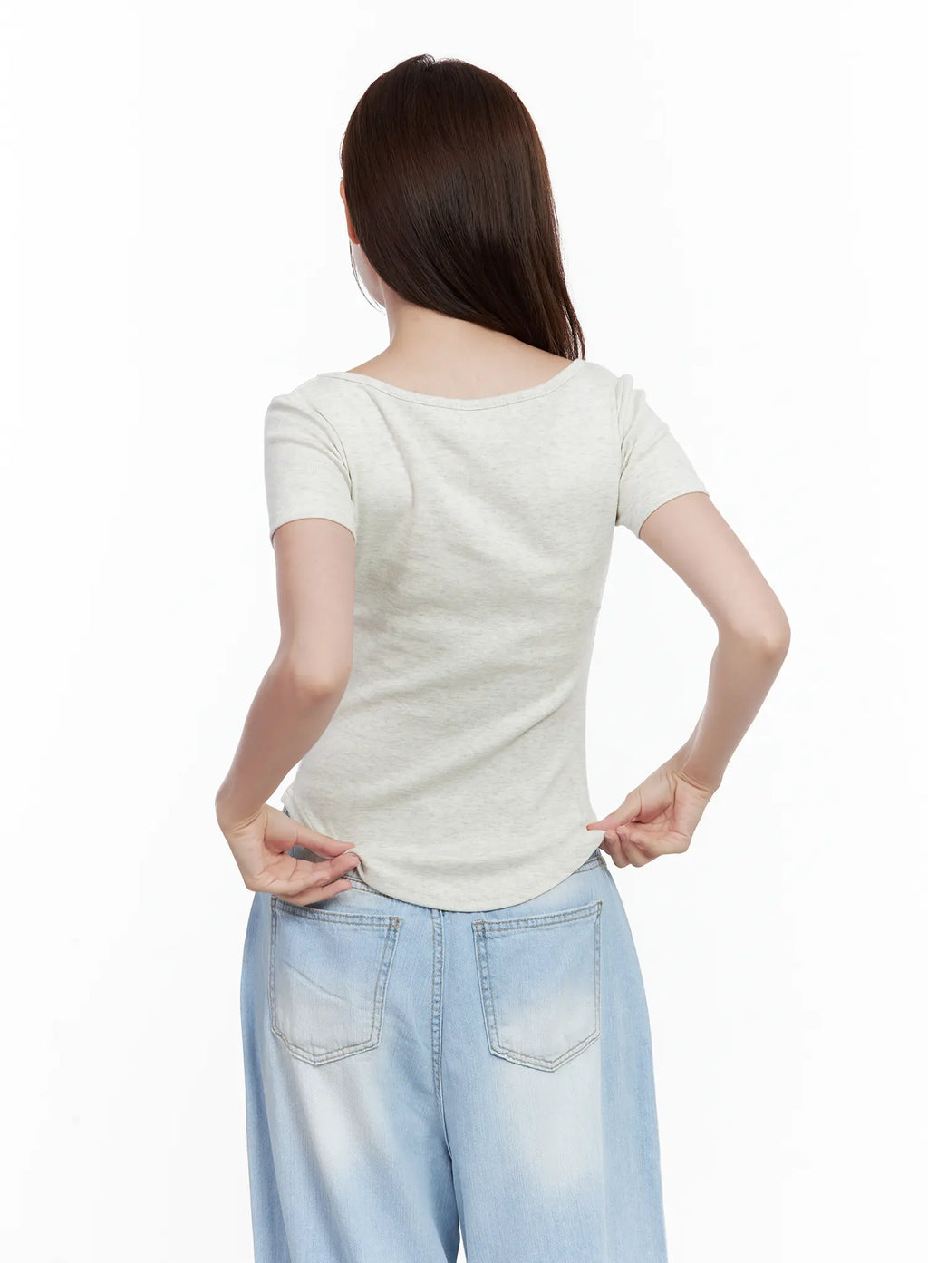 Everyday Basic Round-Neck Top CL502