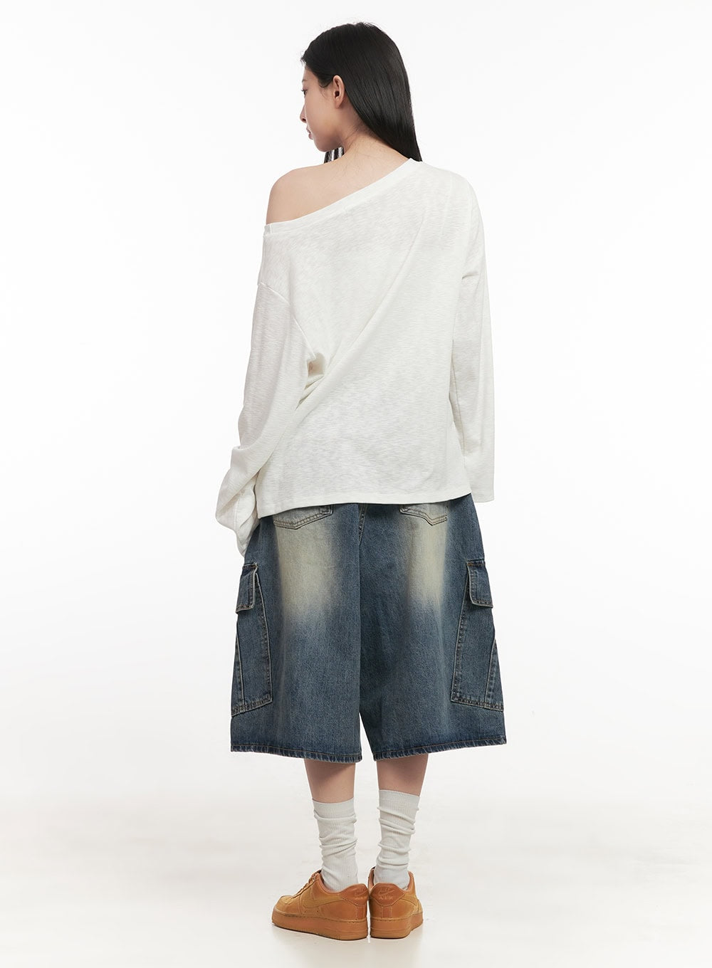 Cargo Bermuda Denim Shorts CF514