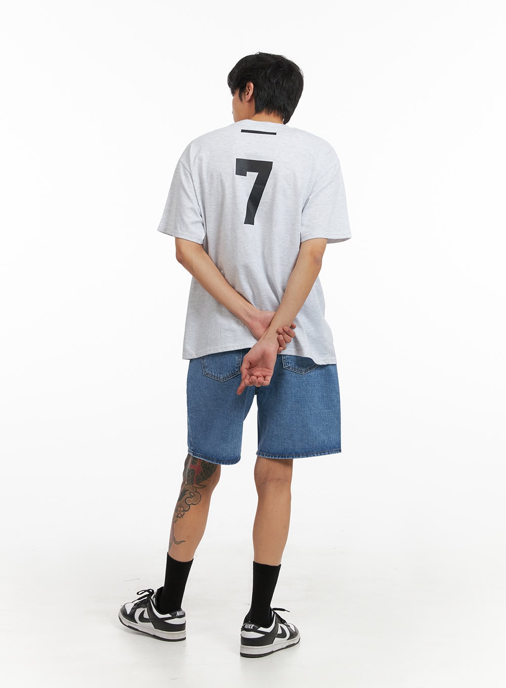 Men's Letter Print T-Shirt IY424