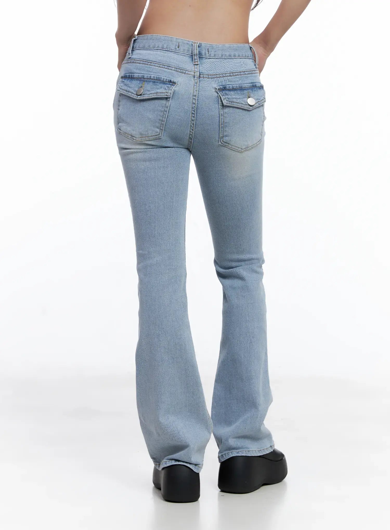 Yeojin Classic Flare Denim Jeans CL510