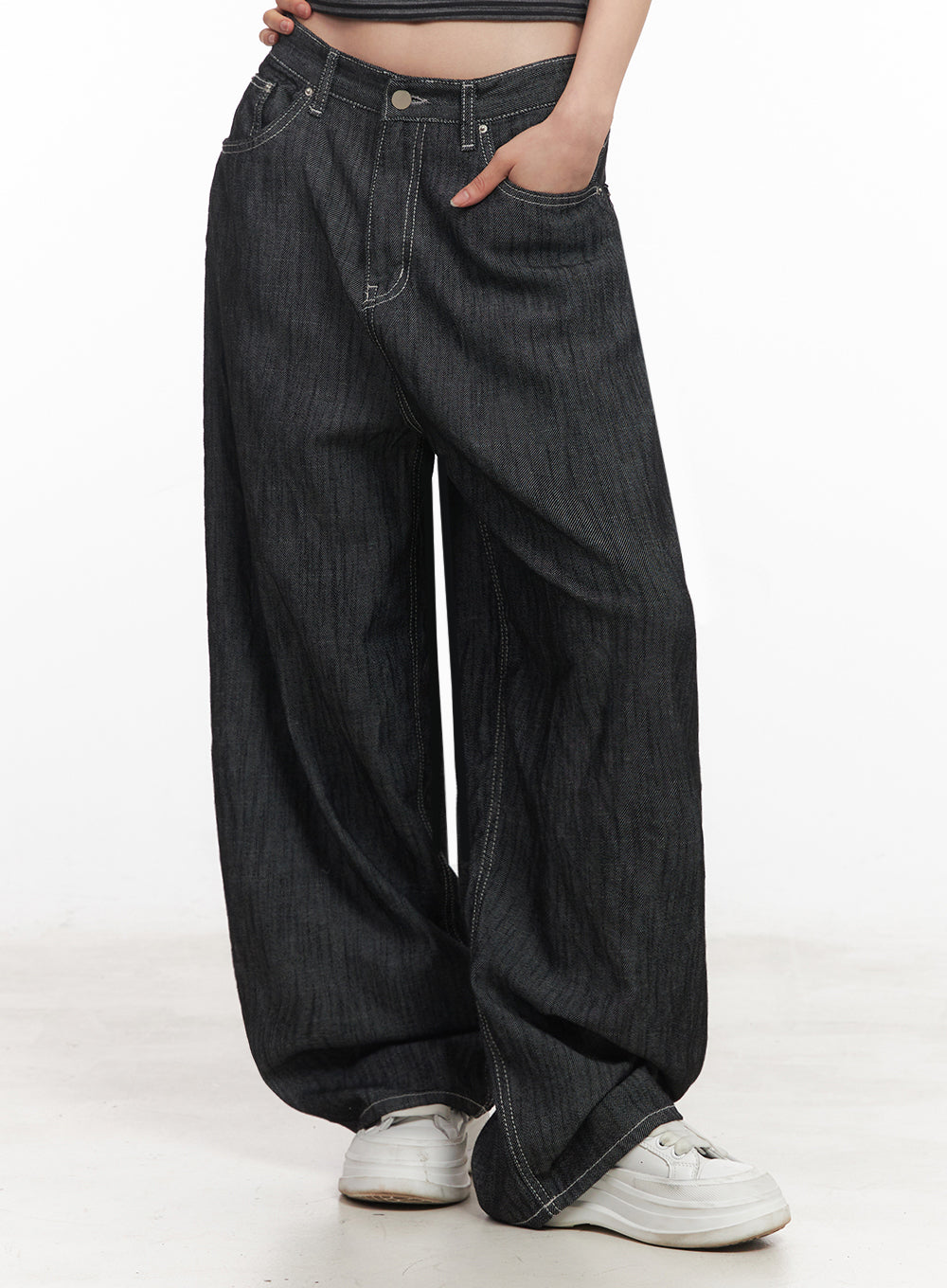 Lilli Wide-Leg Baggy Jeans IY516