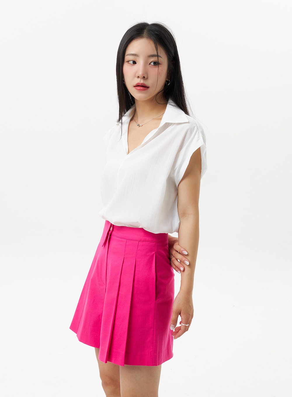 Drop Shoulder Blouse OU323