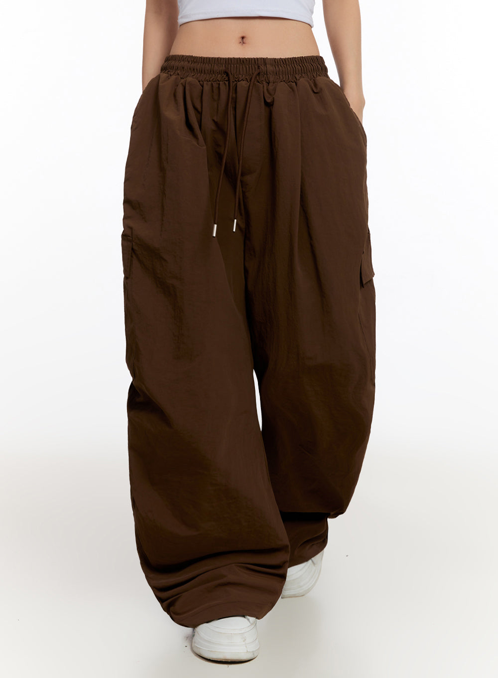 Adjustable Nylon Cargo Pants IU509