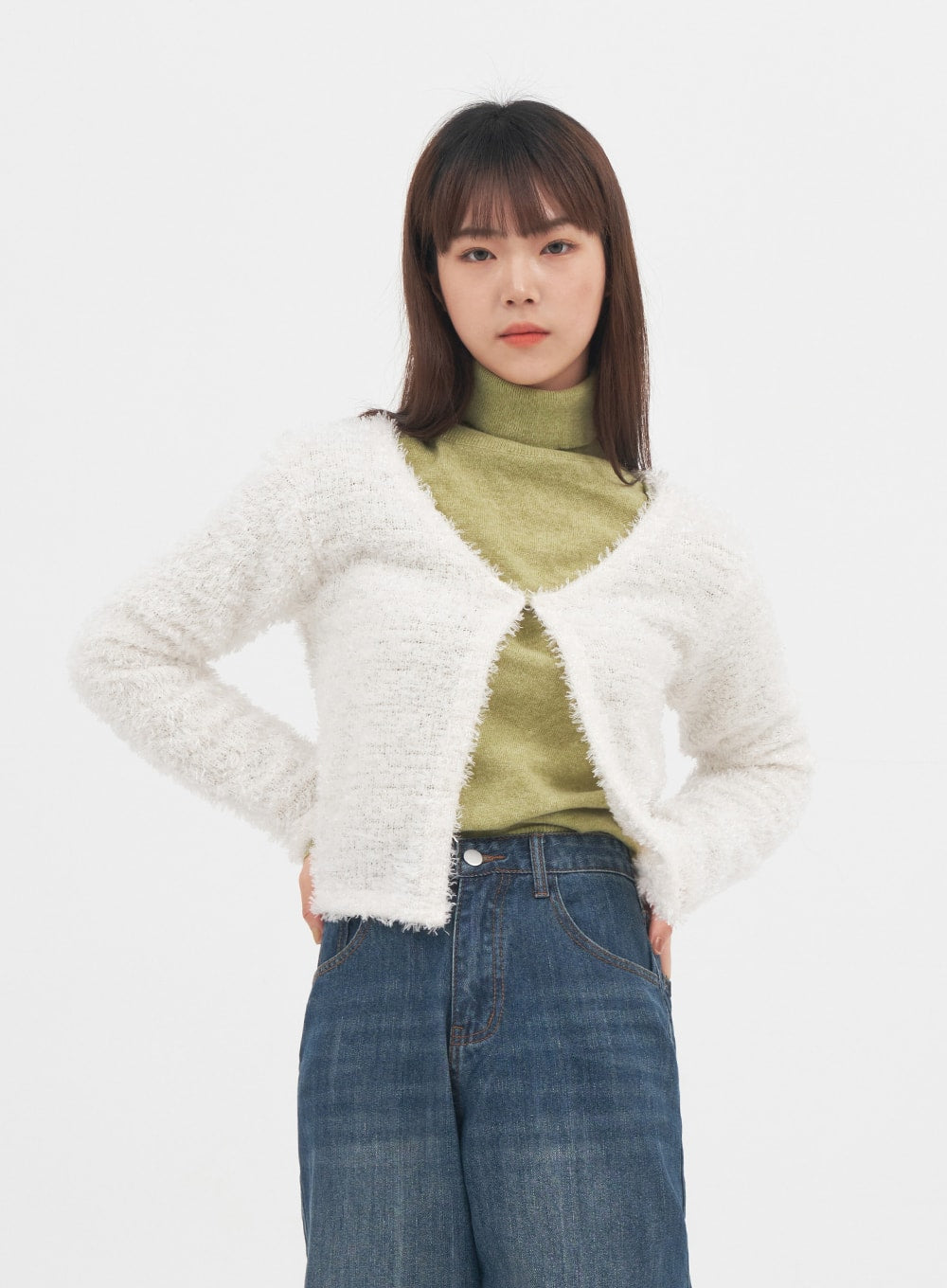 Turtleneck Knit Pullover