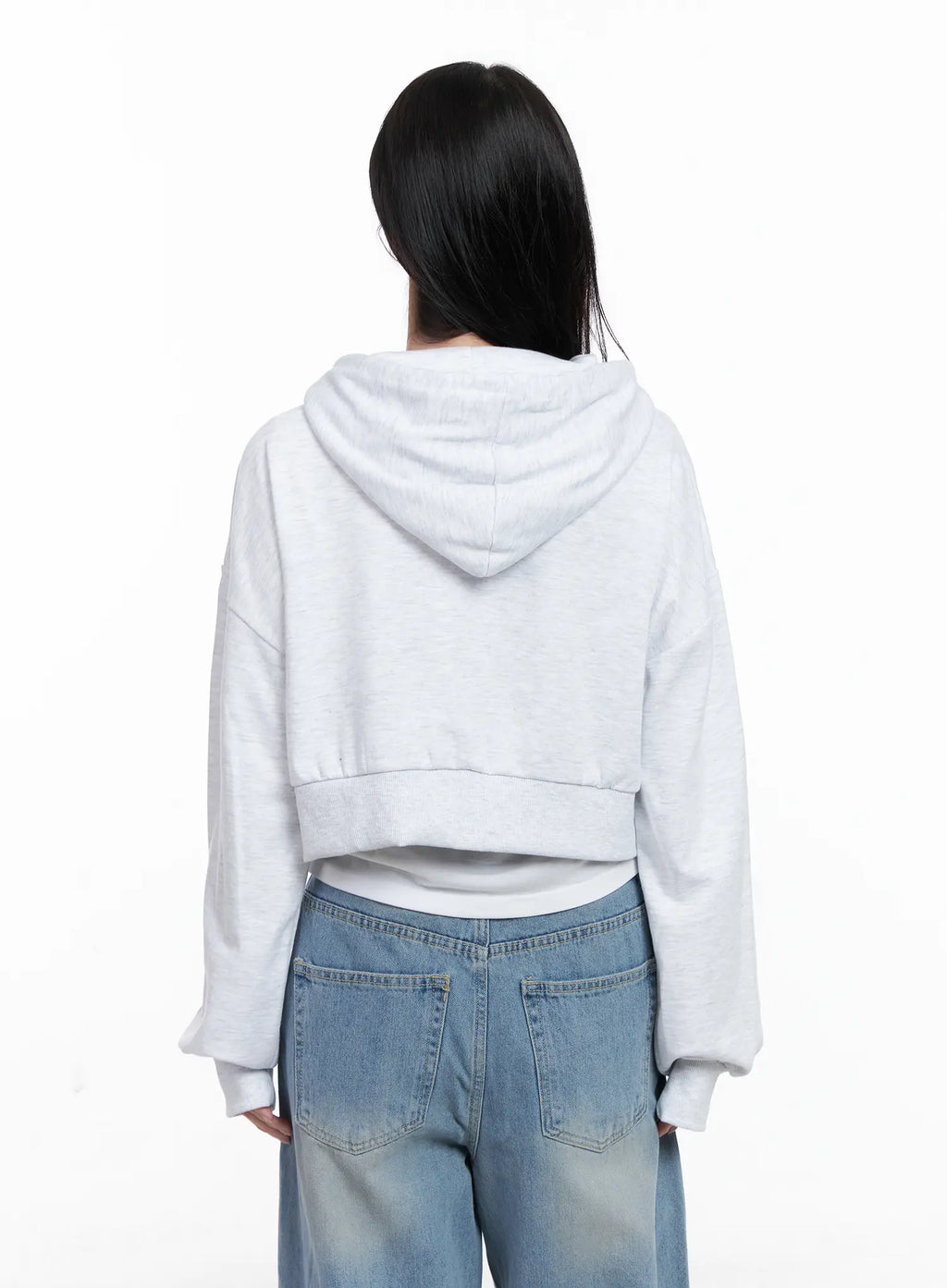 Cropped Zip-Up Hoodie CS519
