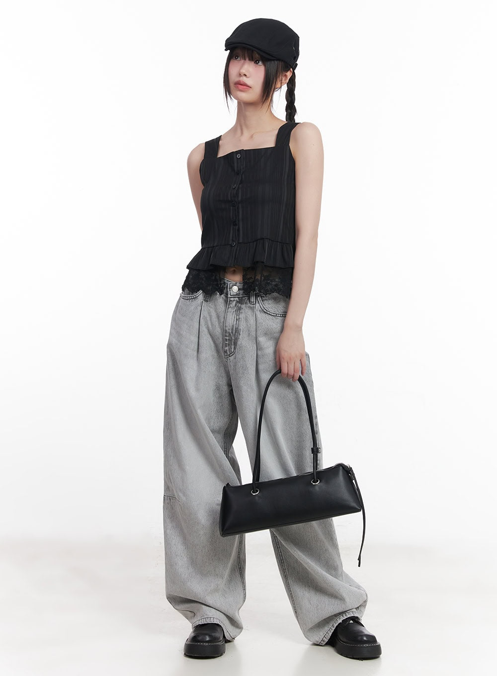 Melisa Washed Wide-Fit Jeans CU506