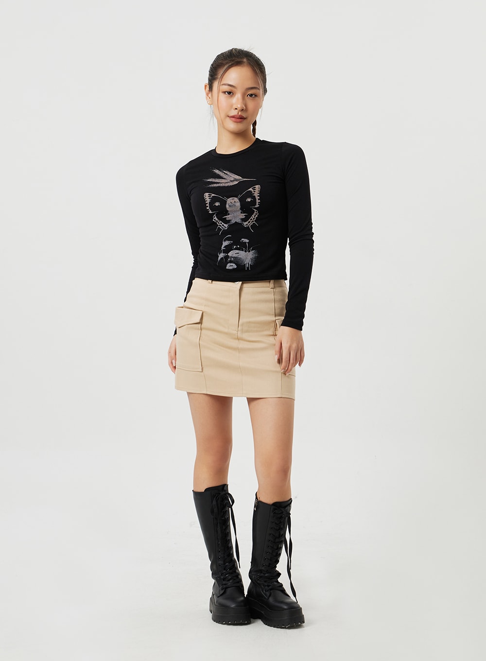 Cargo Mini Skirt CM306