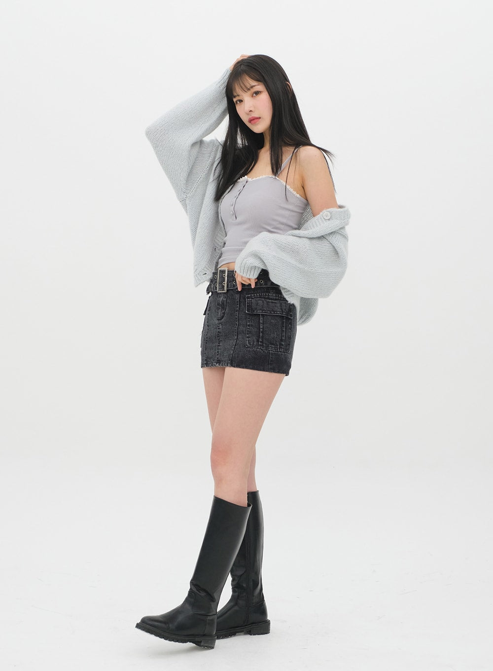 Denim Mini Skirt J21