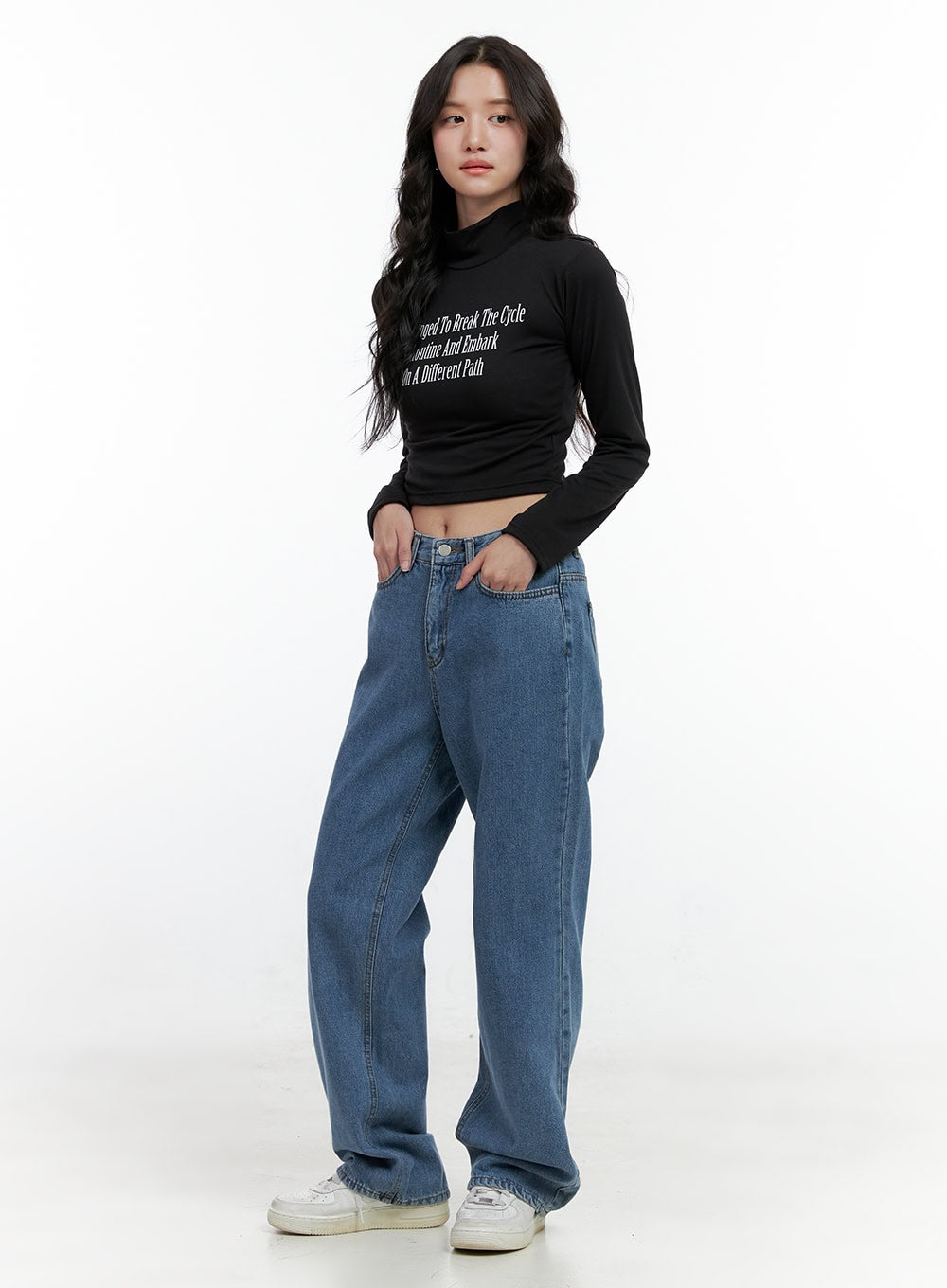 Madelyn Wide-Leg Jeans ON404