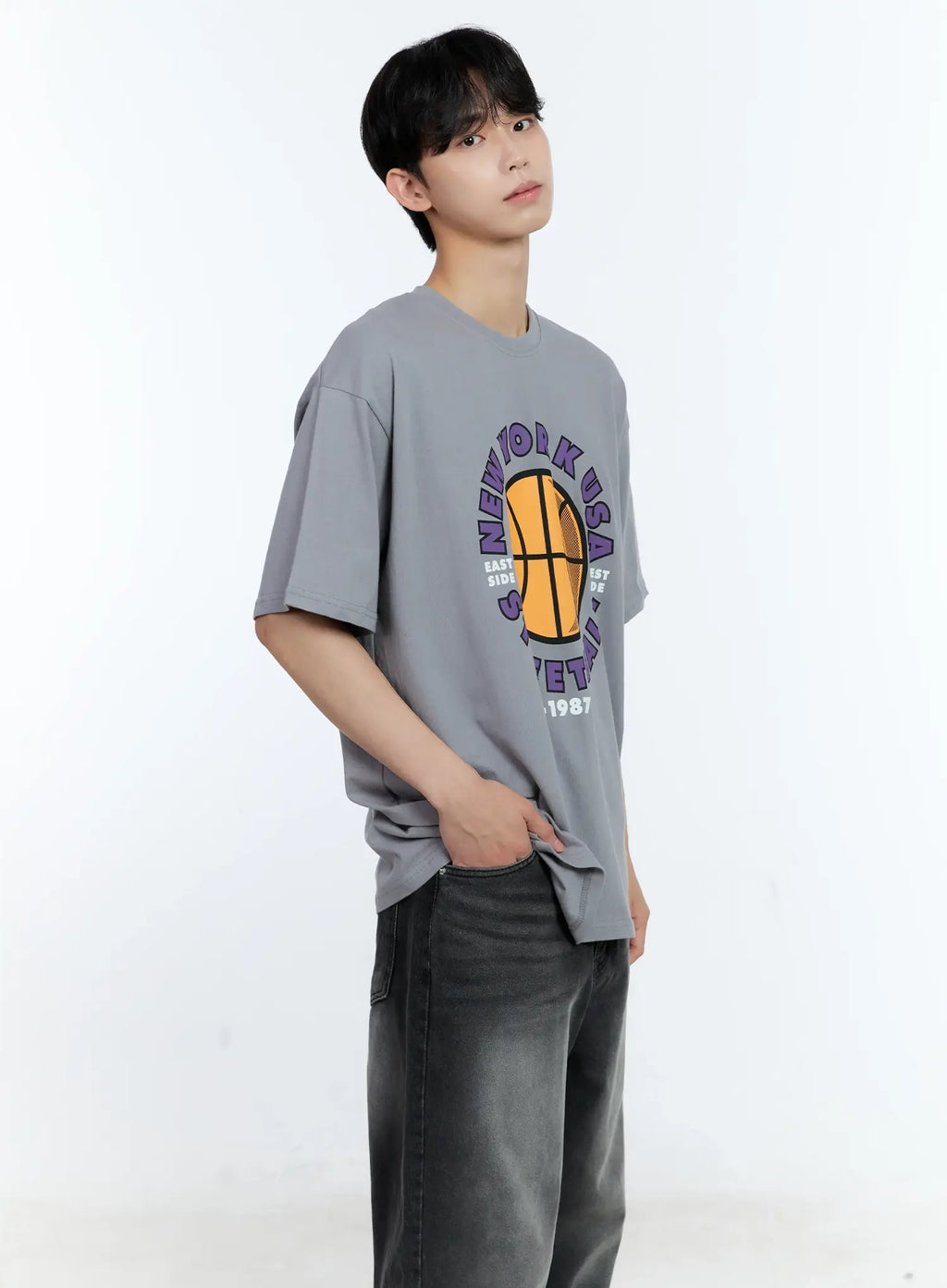 Men's Basketball Graphic T-Shirt IL529