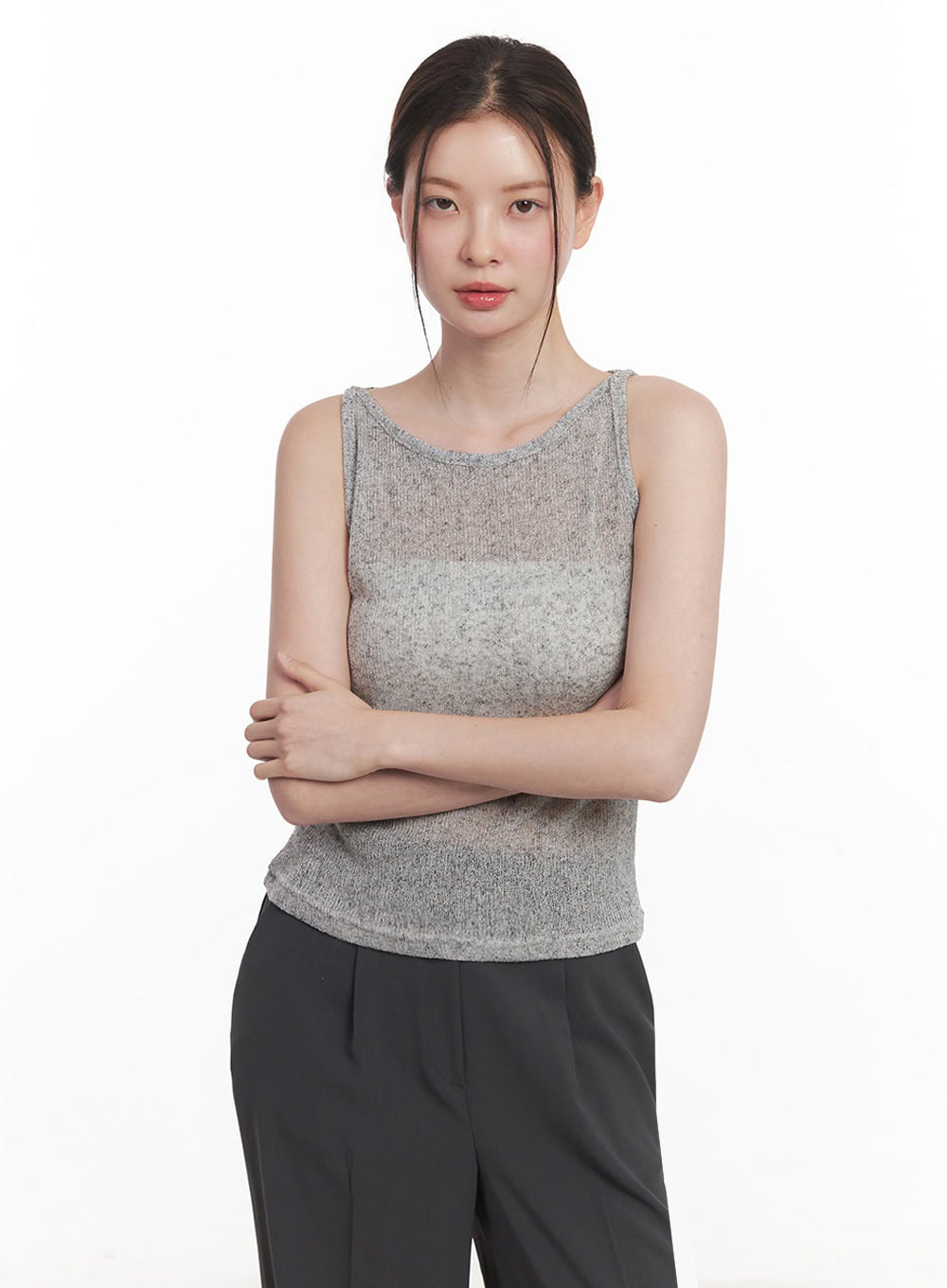 Sheer Knit Tank Top IY509