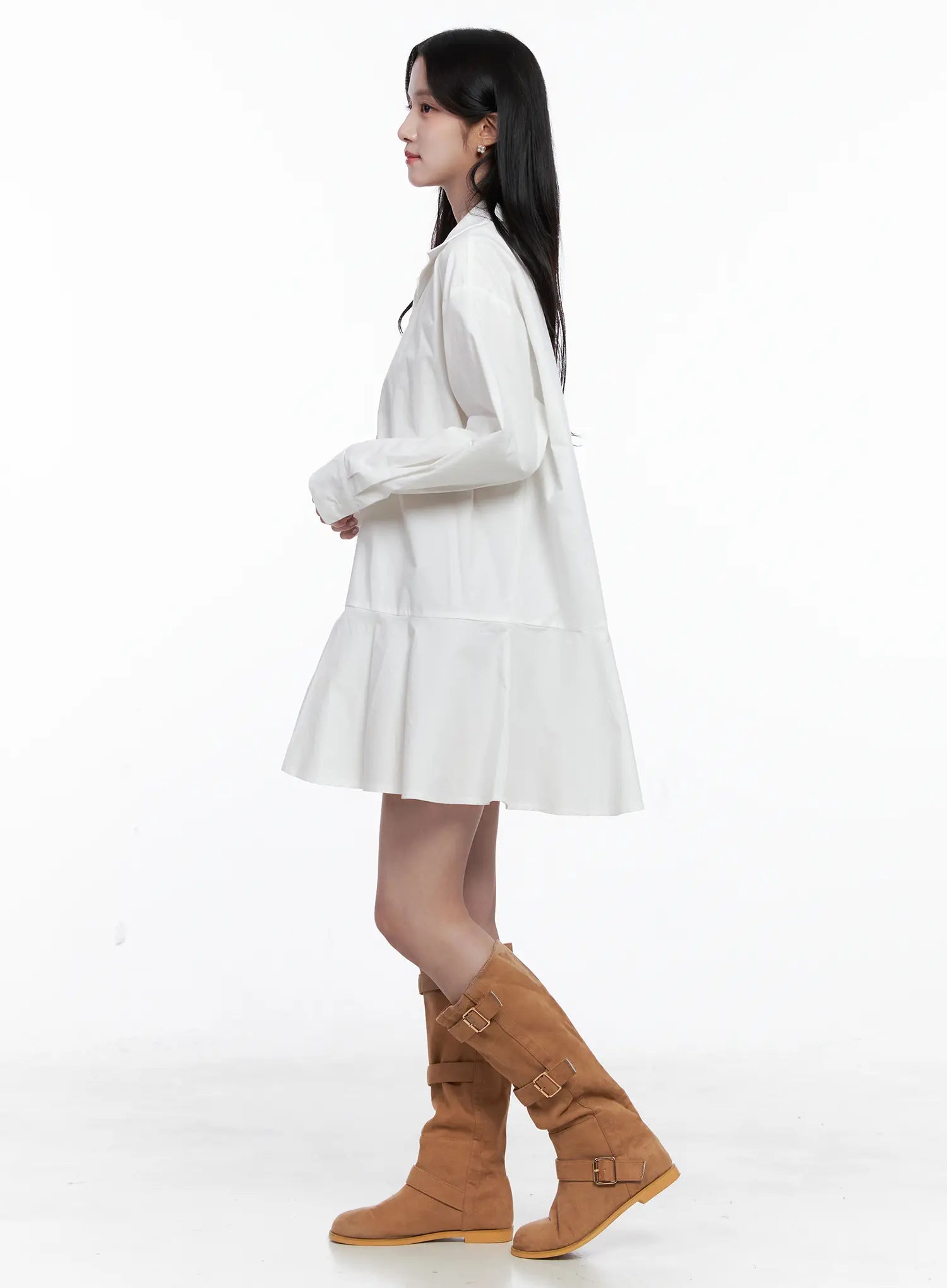 Button-Up Midi Dress CS519