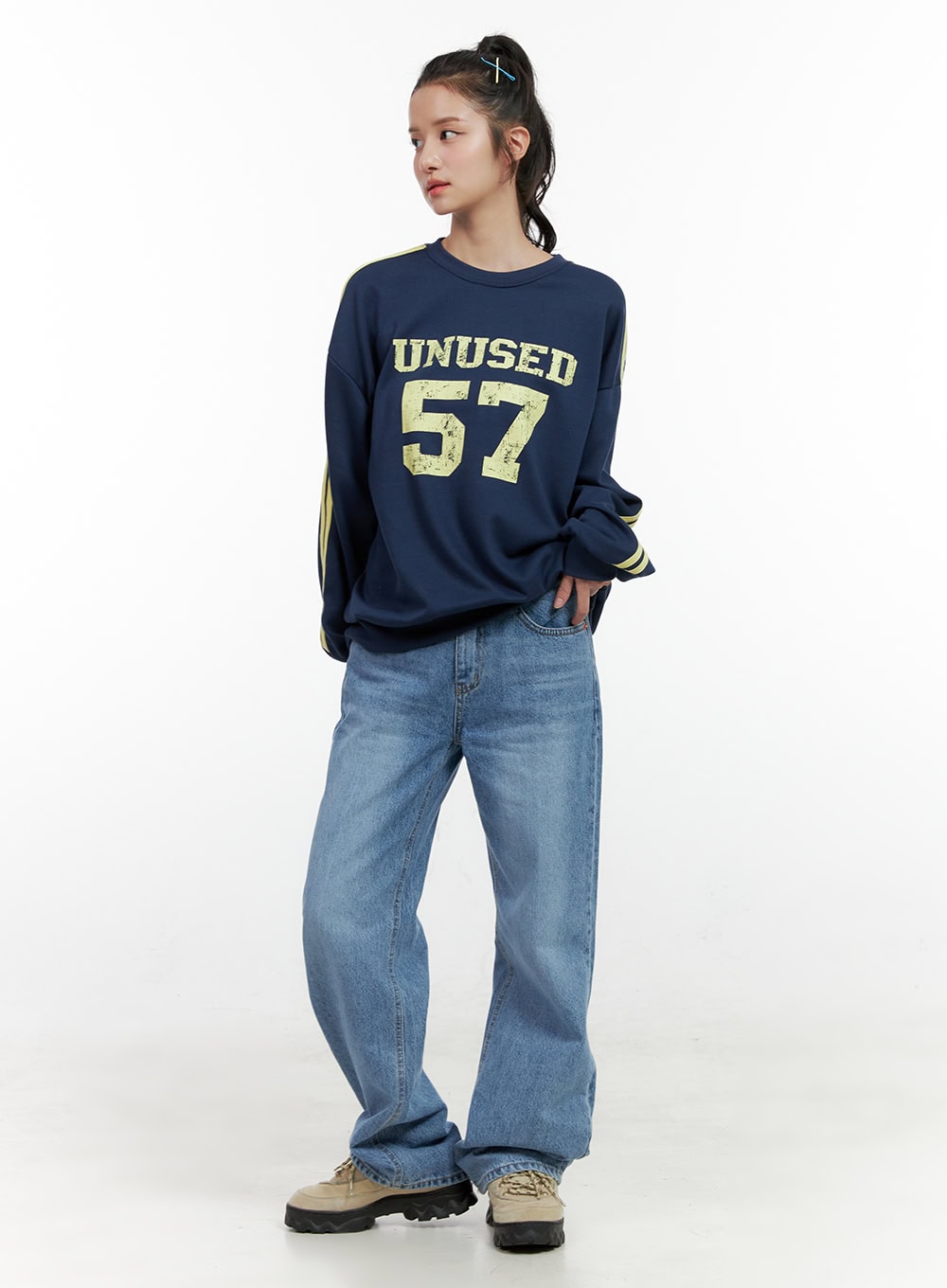 Carly Cloud Wide-Leg Jeans ON404