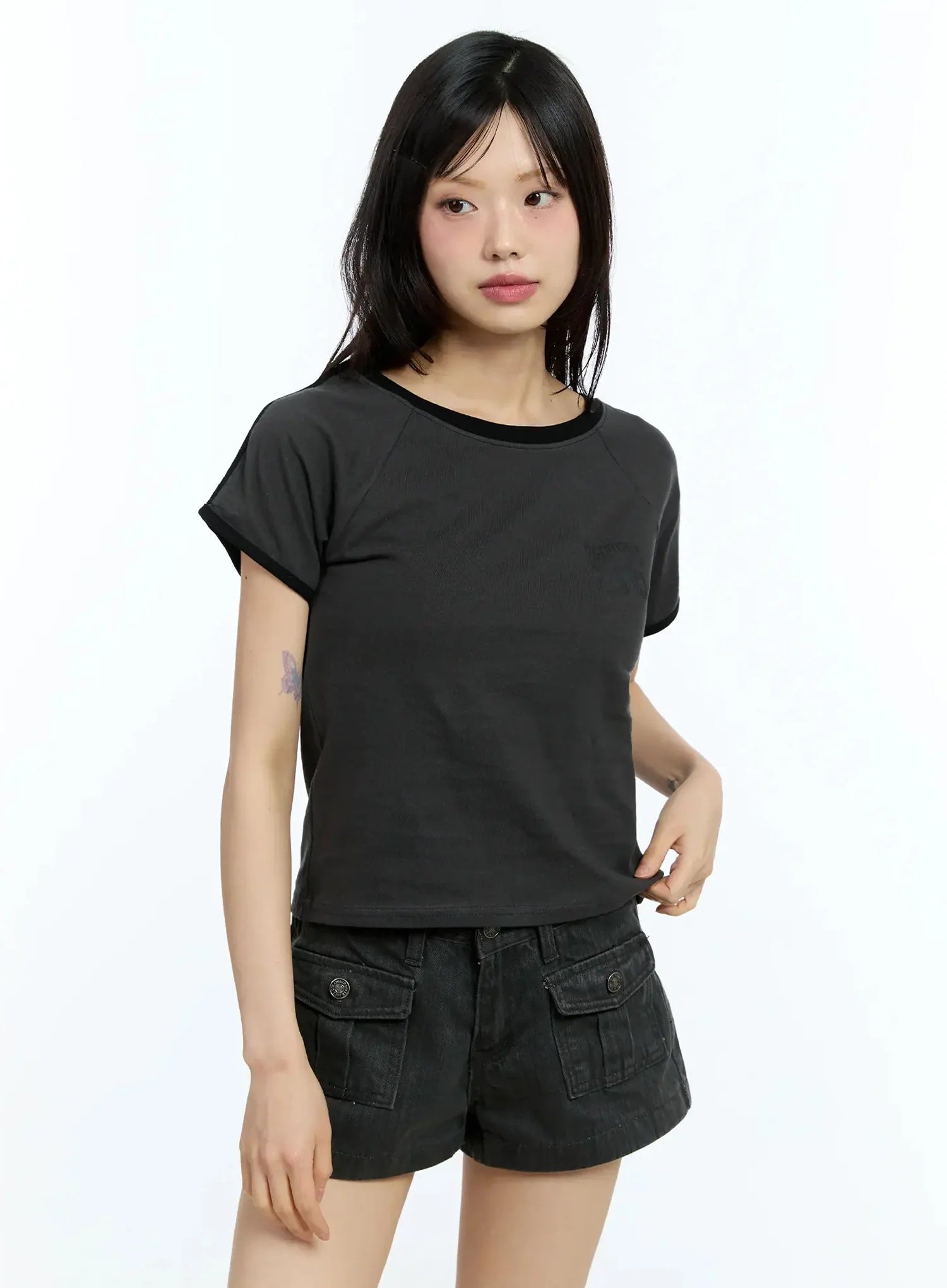 Two-Tone Graphic Tee IU524