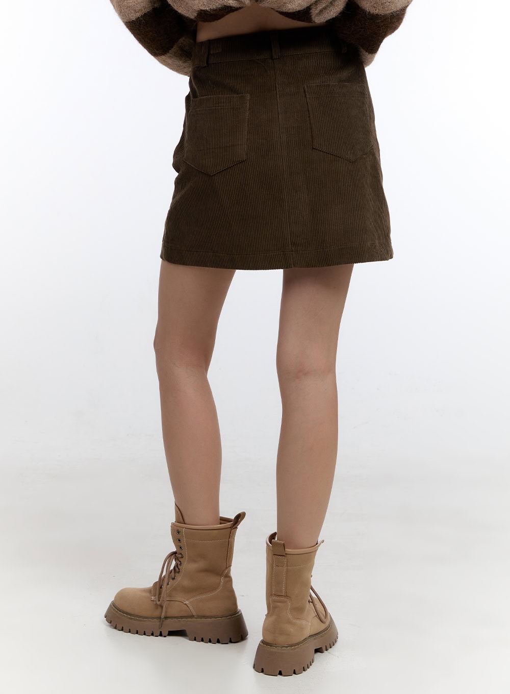 Corduroy Chic Mini Skirt CN401