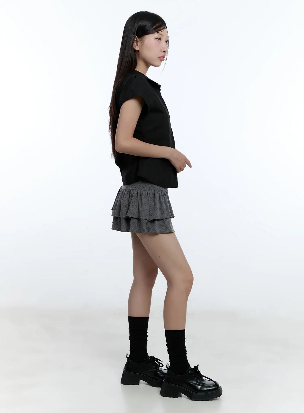 Collared Short-Sleeve Shirt CU527