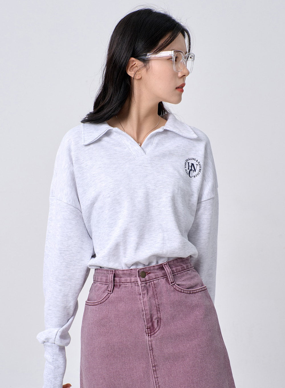 V-Neck Sweatshirt OM329