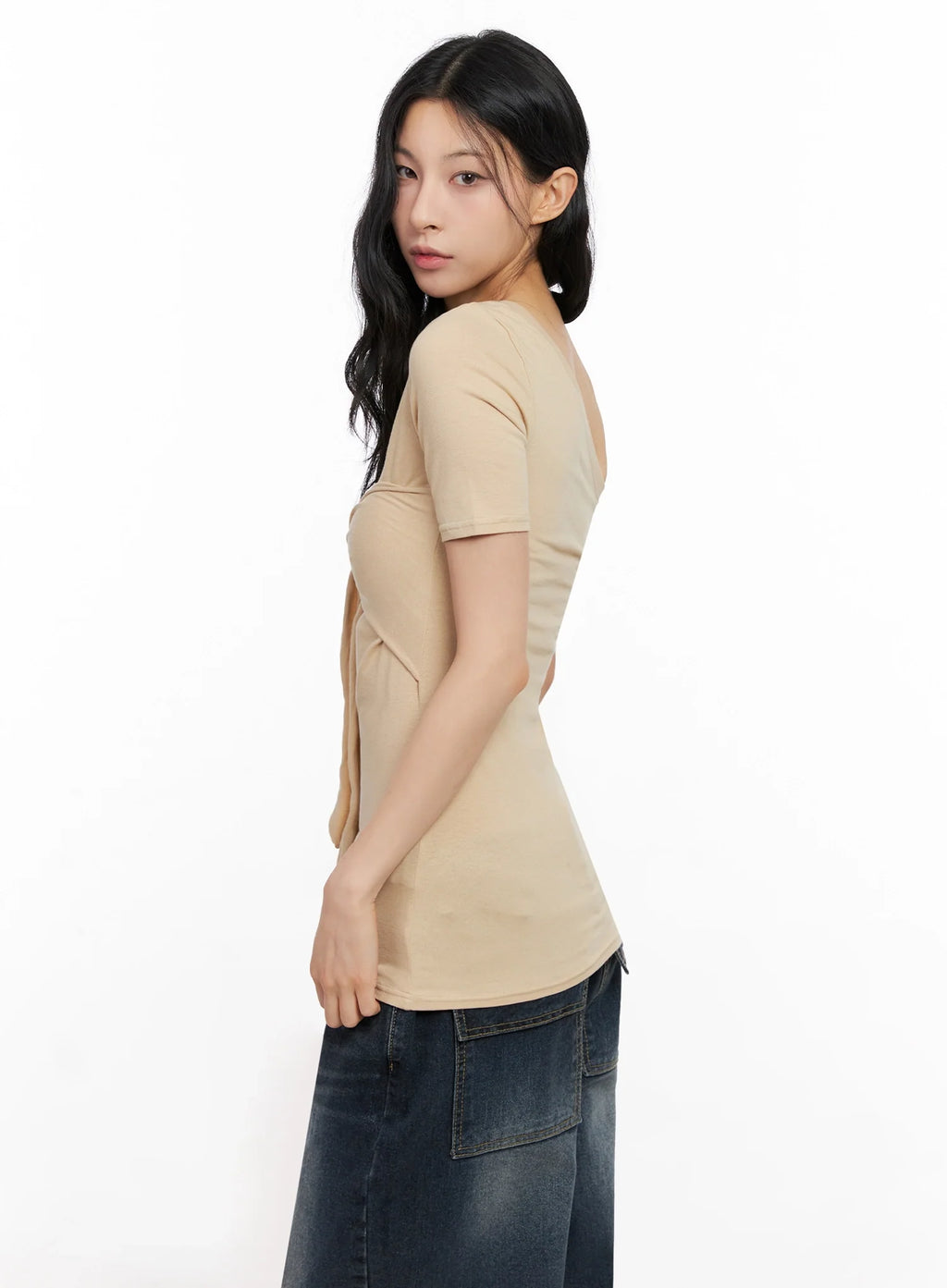 Front-Tie Asymmetric Top IG508