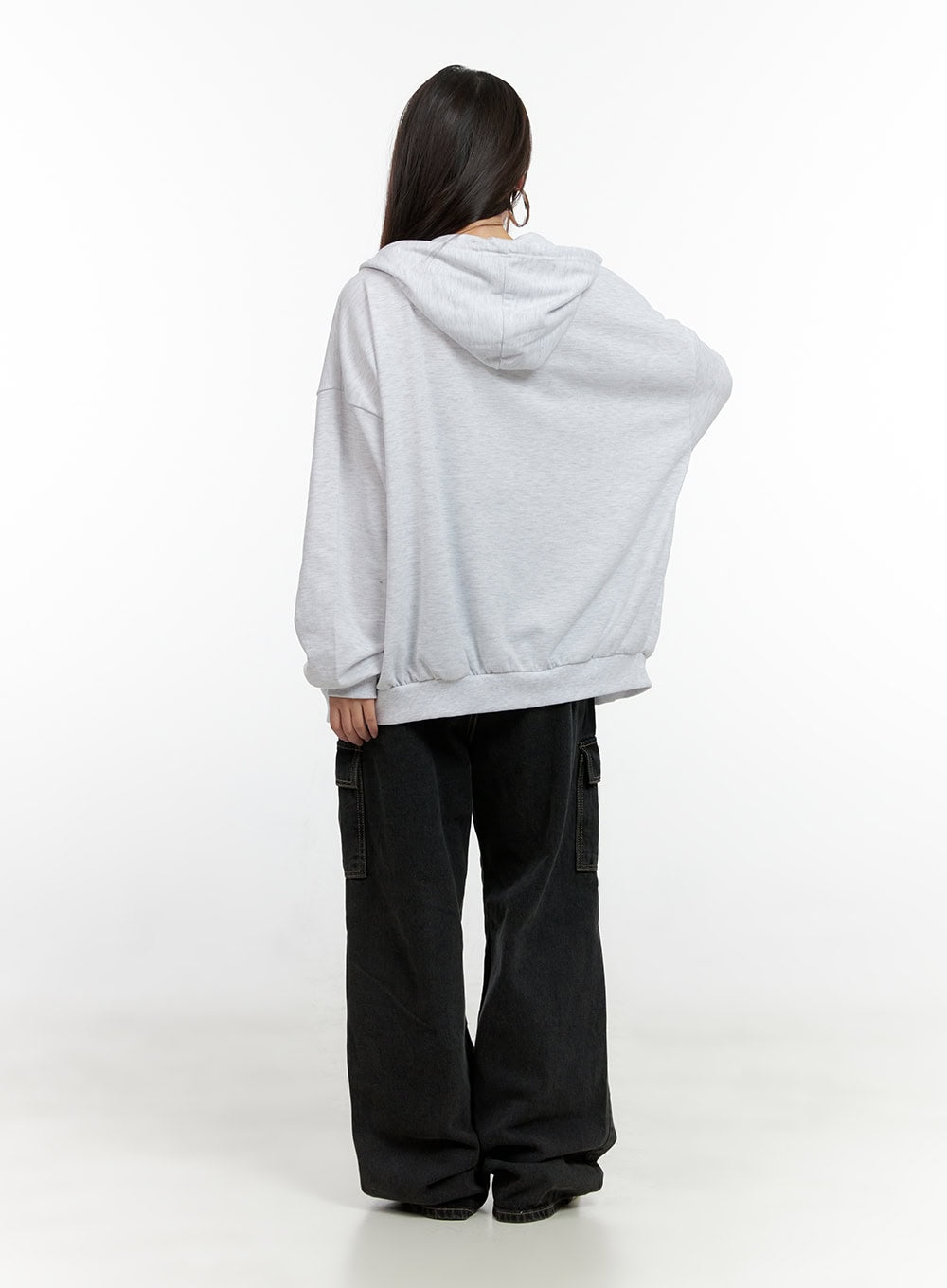 Graphic Zip-Up Hoodie CN406