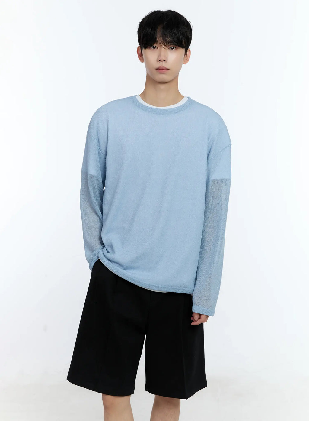 Men's Mesh Long-Sleeve Top IG501