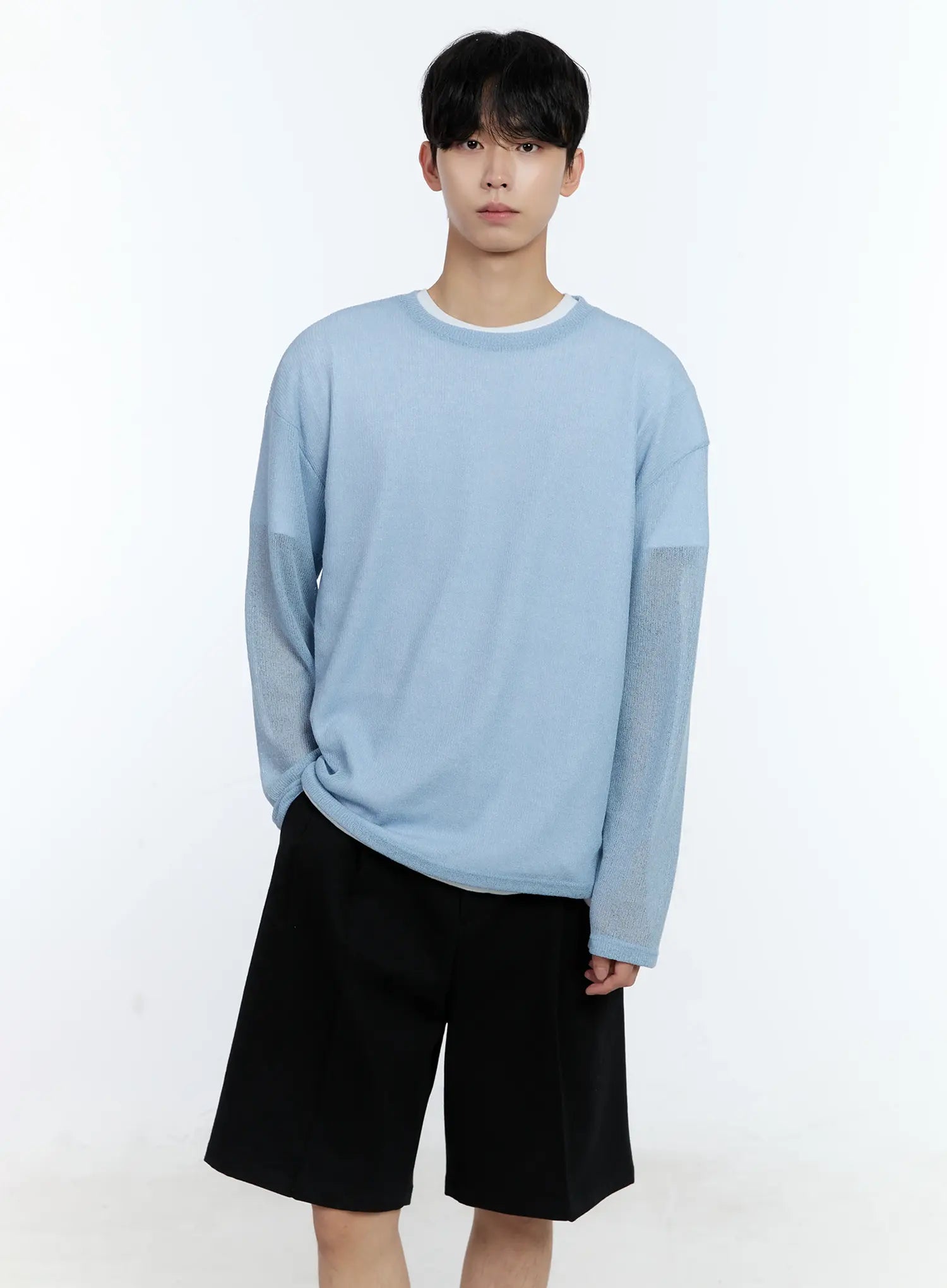 Men's Mesh Long-Sleeve Top IG501