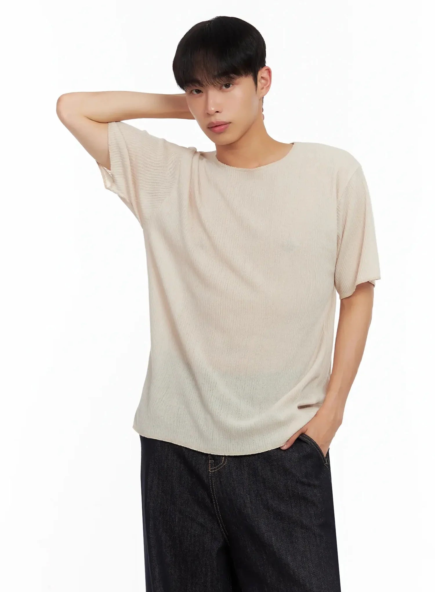 Men's Knit Short-Sleeve Tee IL516