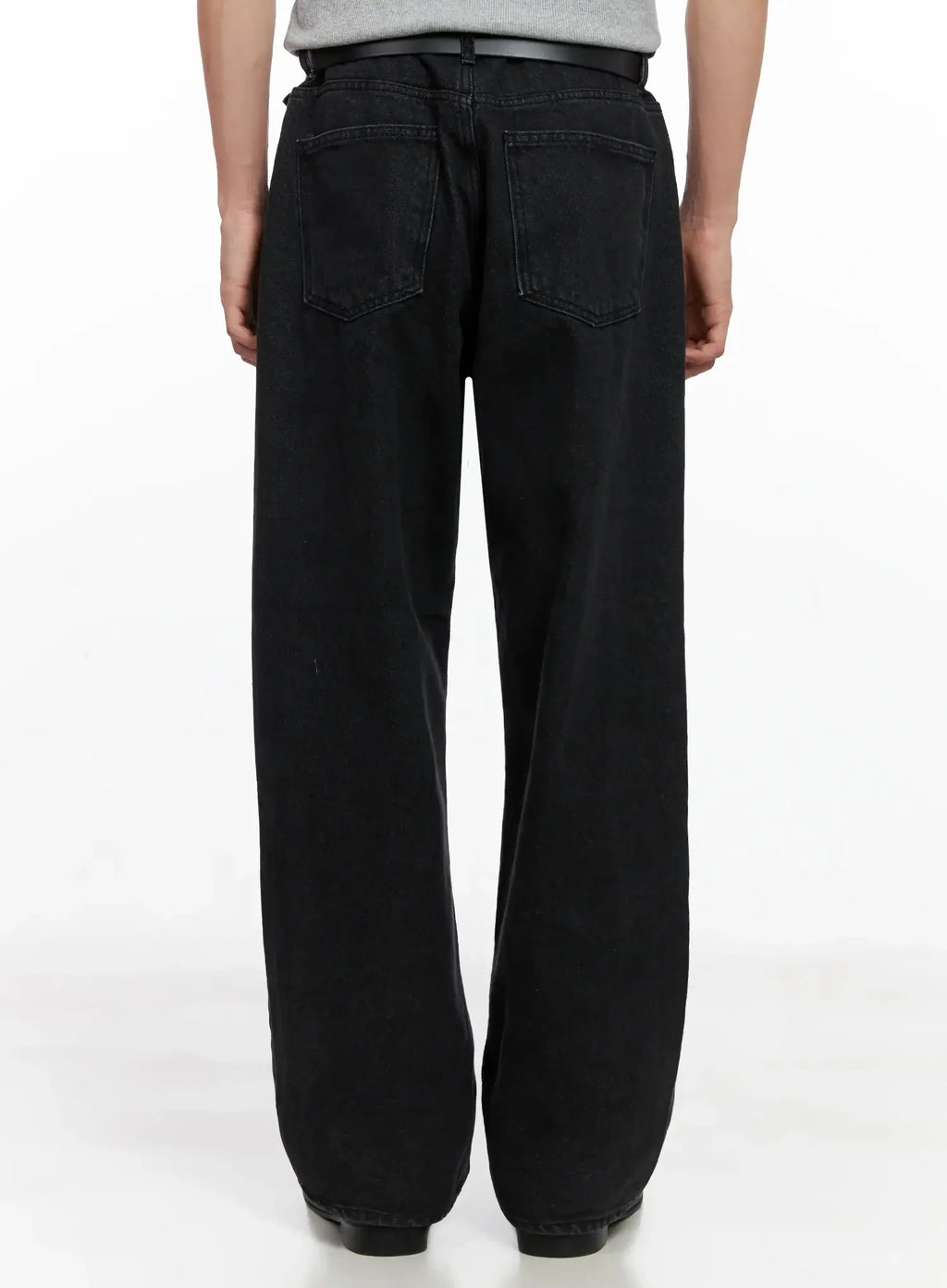 Men's Vintage Black Jeans IO517