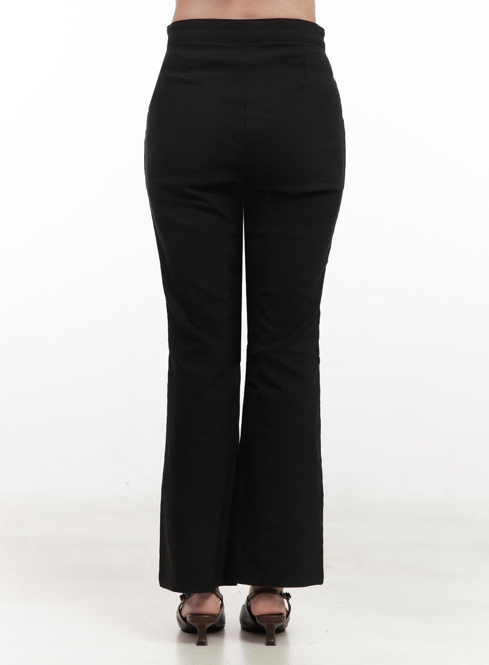 Slim-Fit Flared Slacks IF505