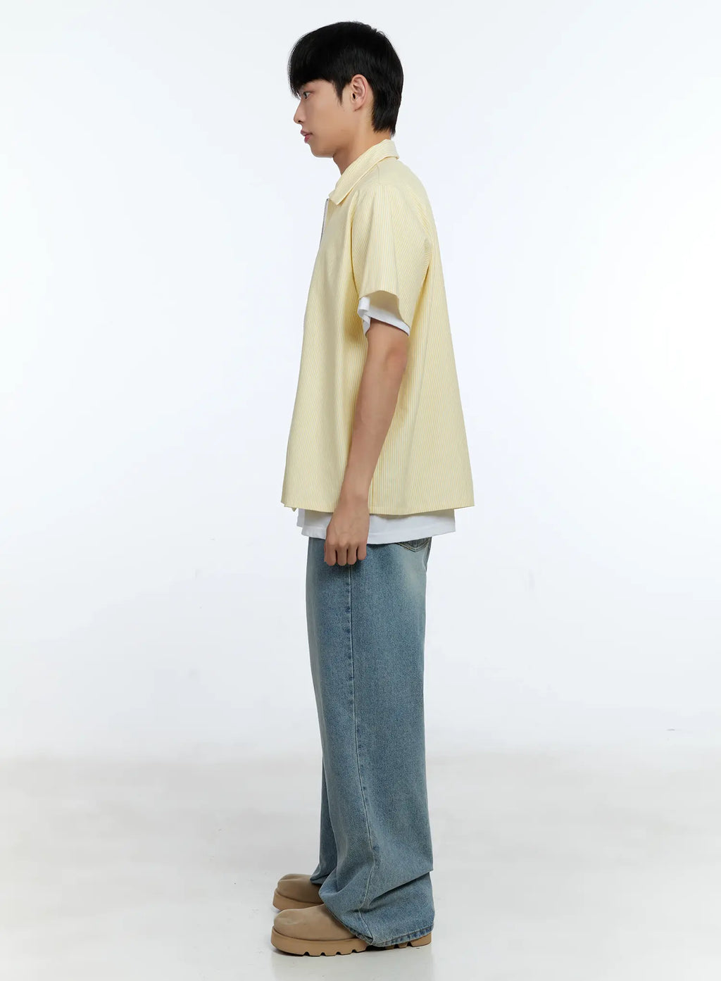 Men's Wide Leg Denim Jeans IG519