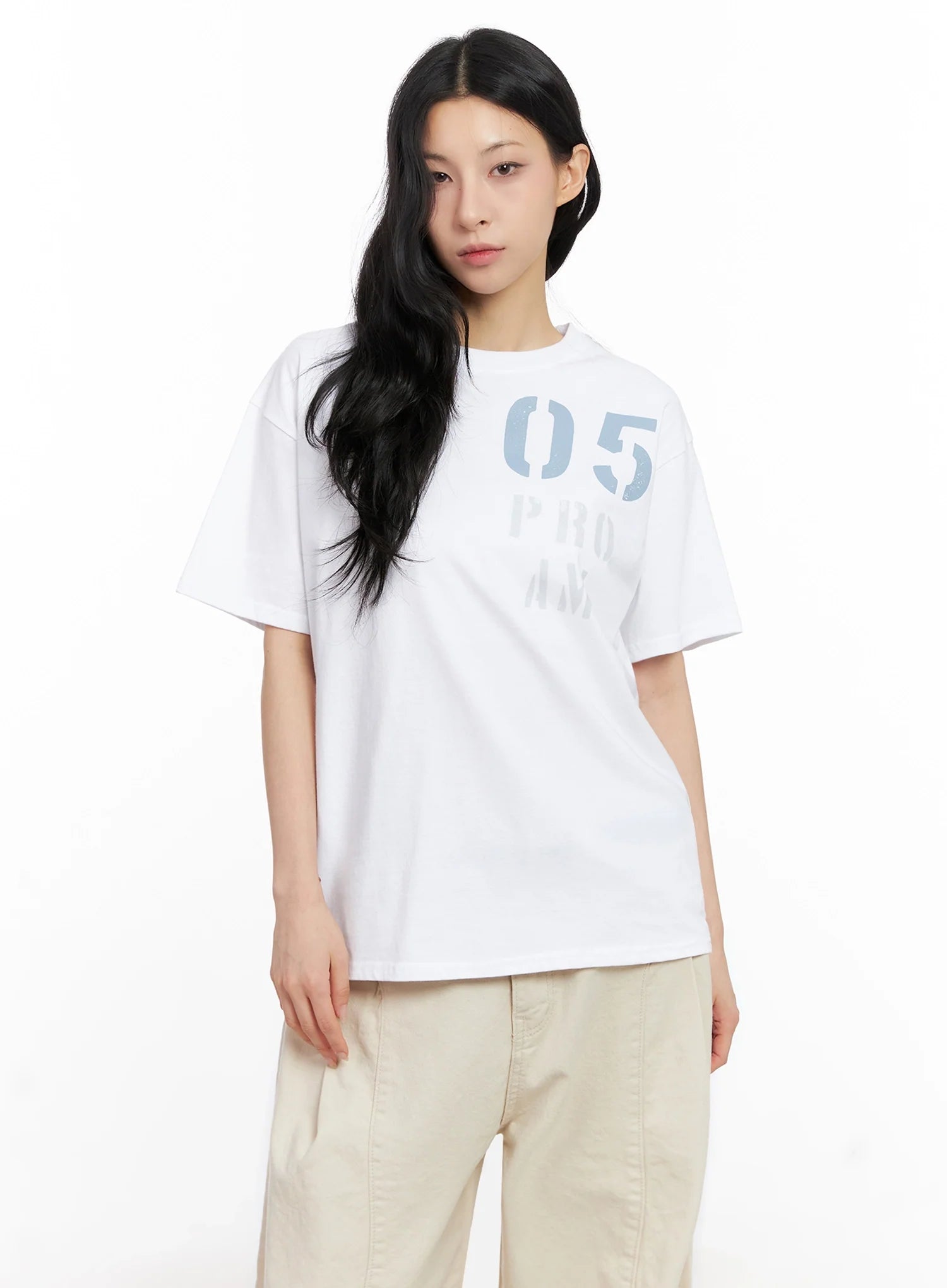 05 Graphic Print Short-Sleeve Tee IG508