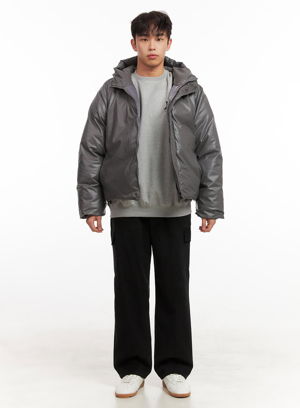 Men's Chic Hooded Puffer Jacket ID427