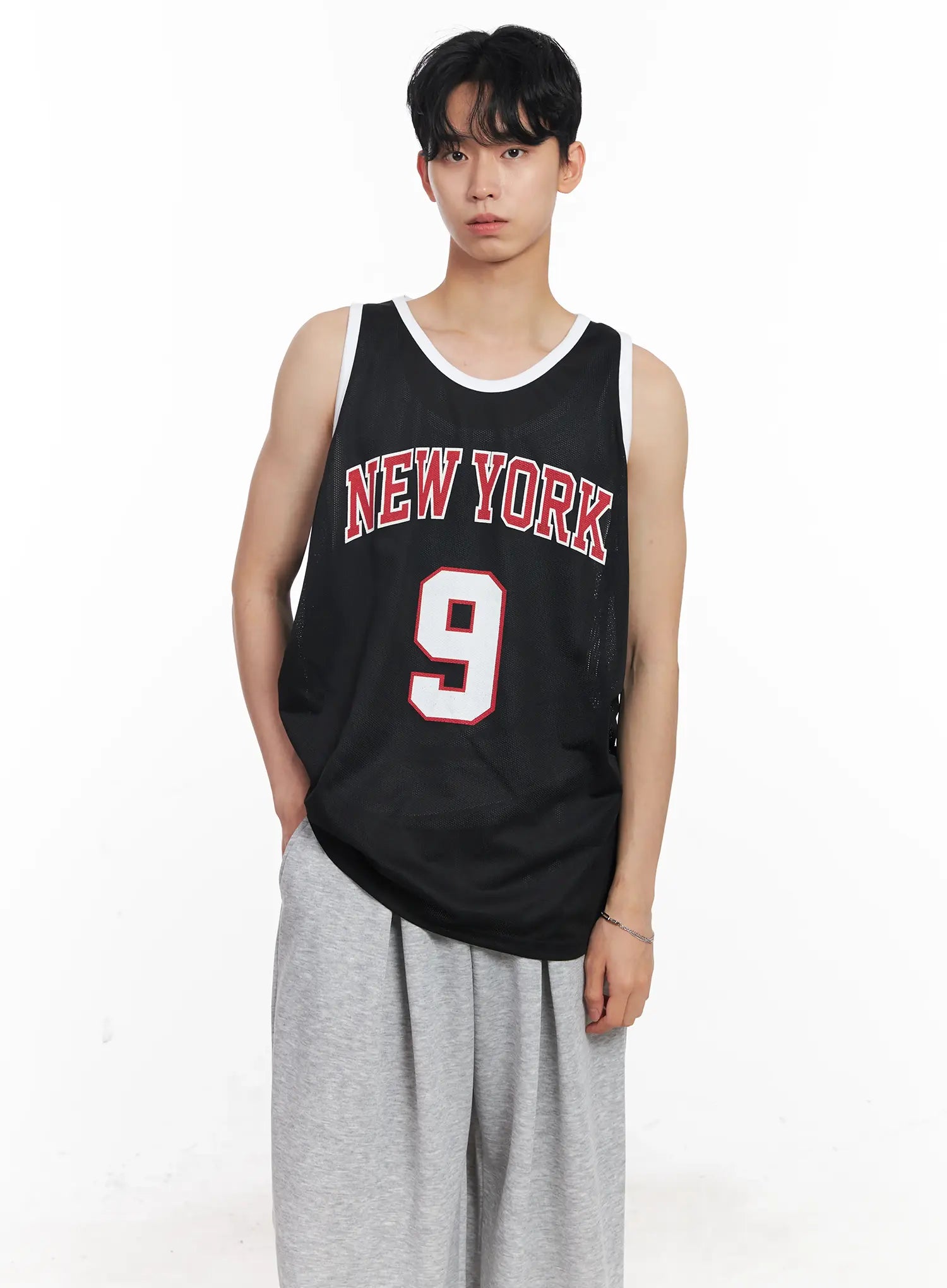 Men's "New York" Mesh Jersey Tank IL504