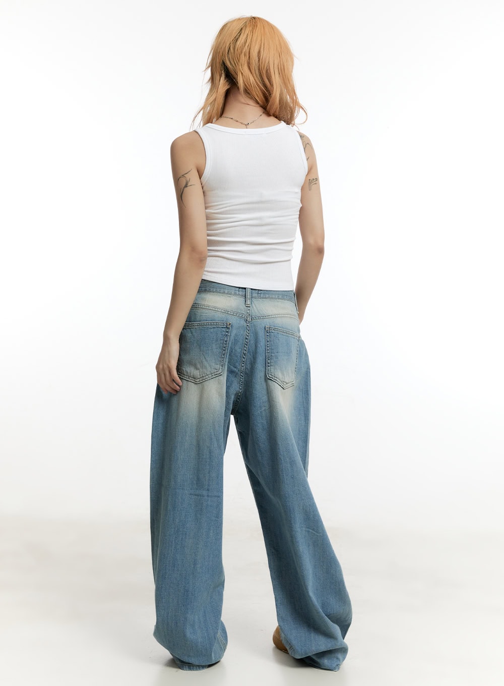 Graphic Ribbed Tank Top CY505