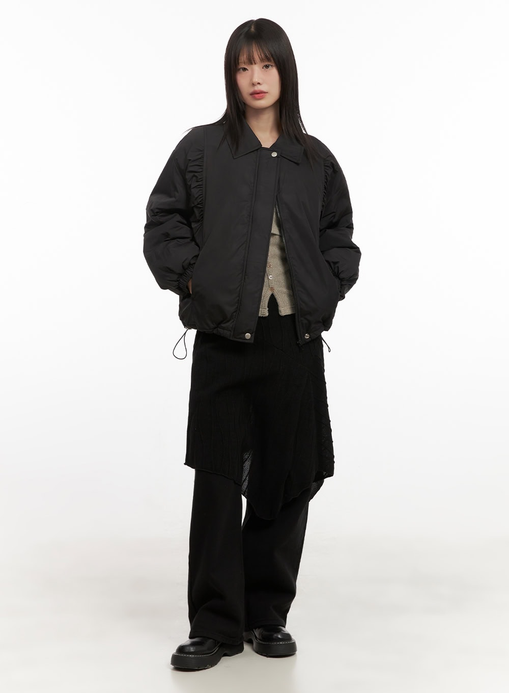 Halter Neck Buttoned Cardigan CD430