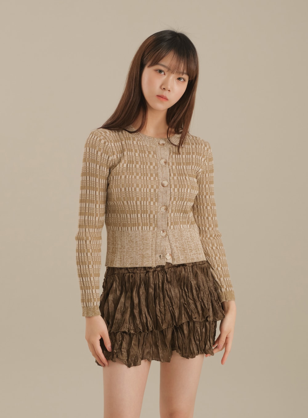 Ruffle Tier Mini Skirt J17