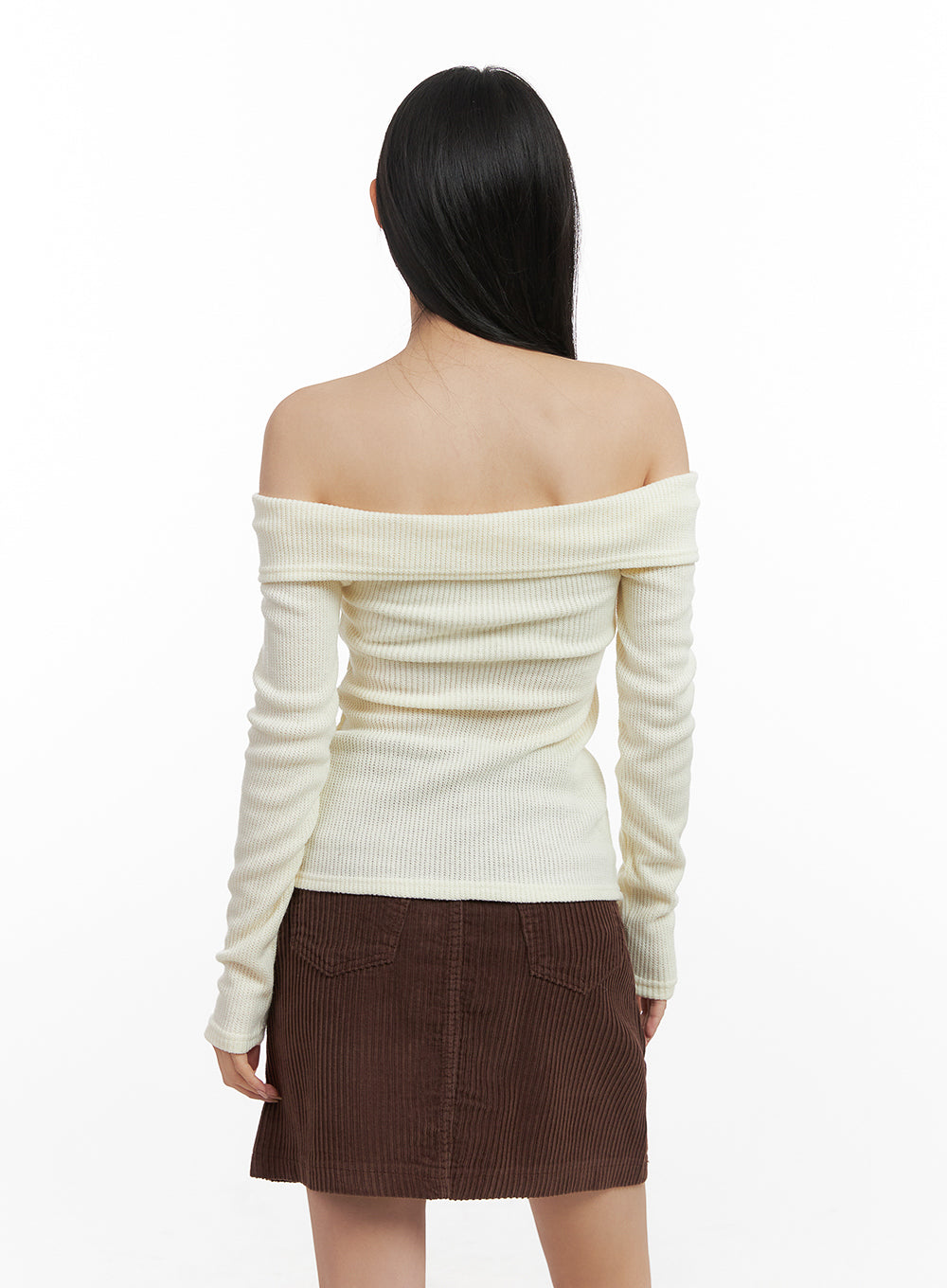 Twist Off-Shoulder Top CN426