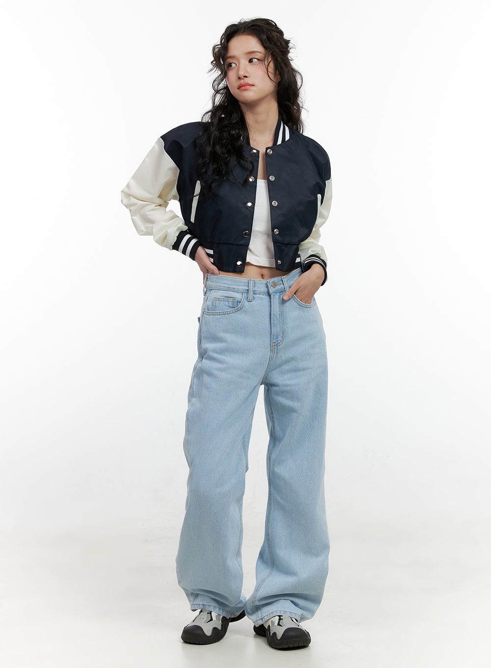 Selena Breezy Wide-Leg Jeans ON404