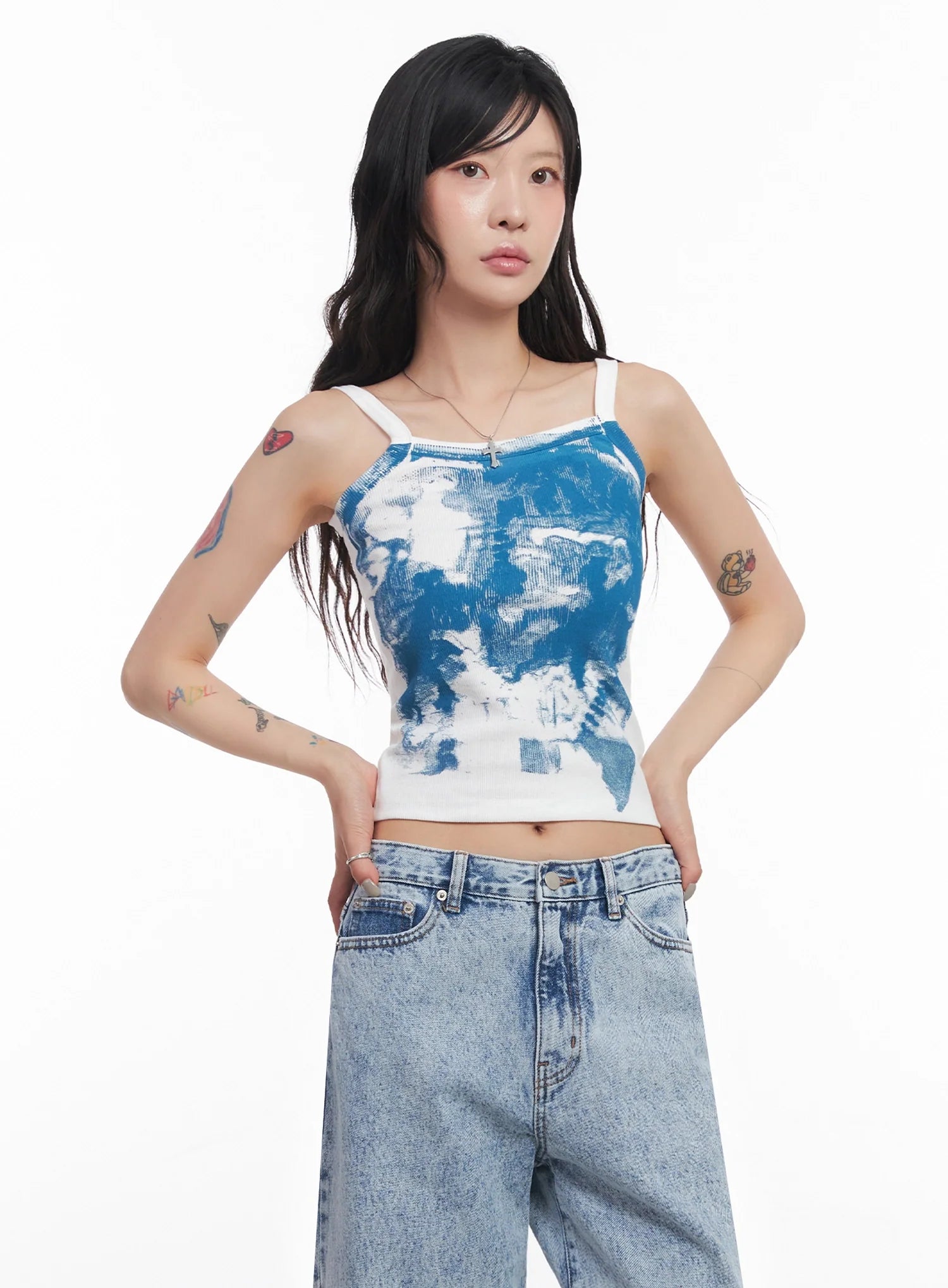 Abstract Art Print Tank IC503