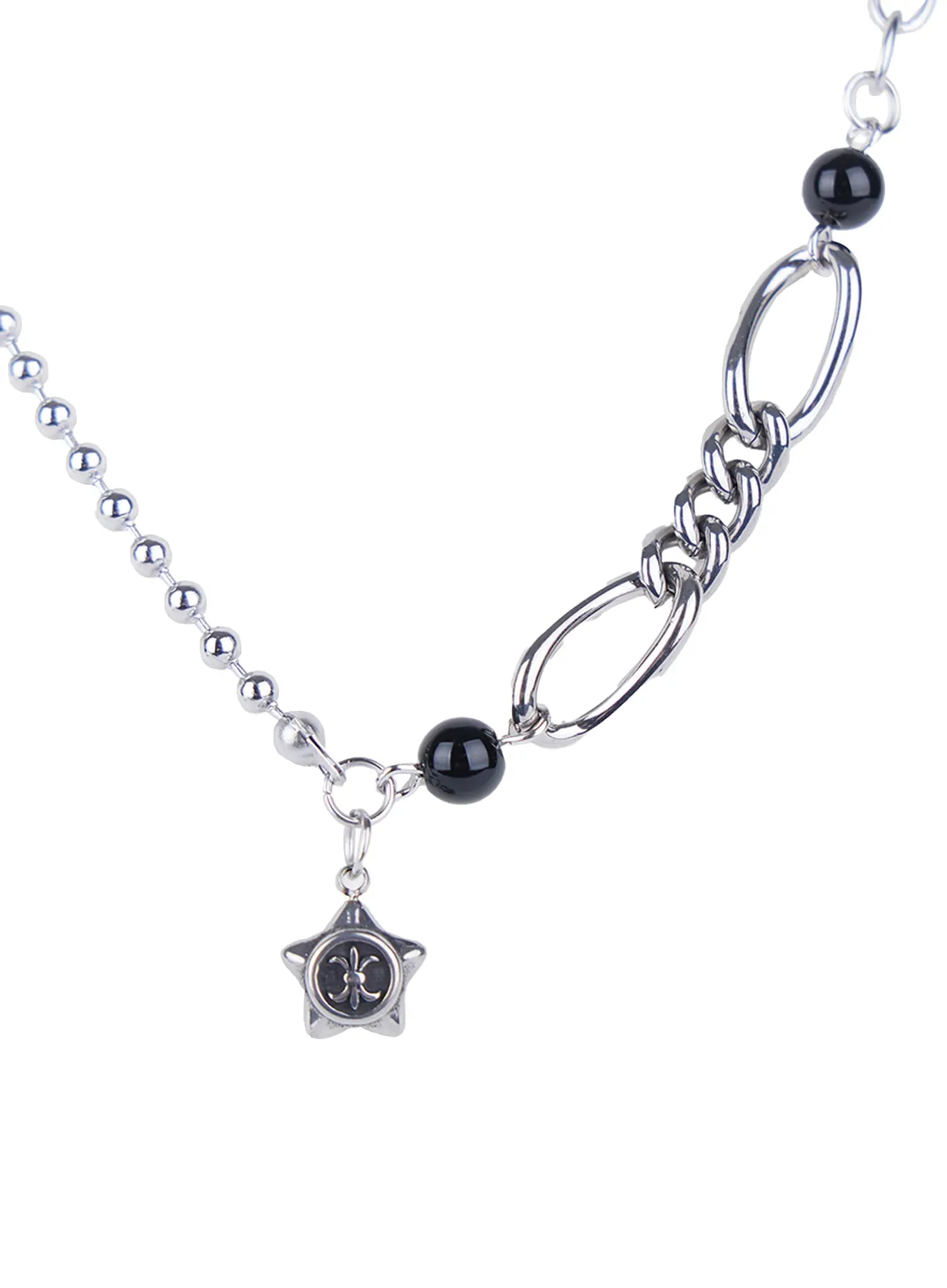 Chunky Star-Charm Statement Necklace CL522